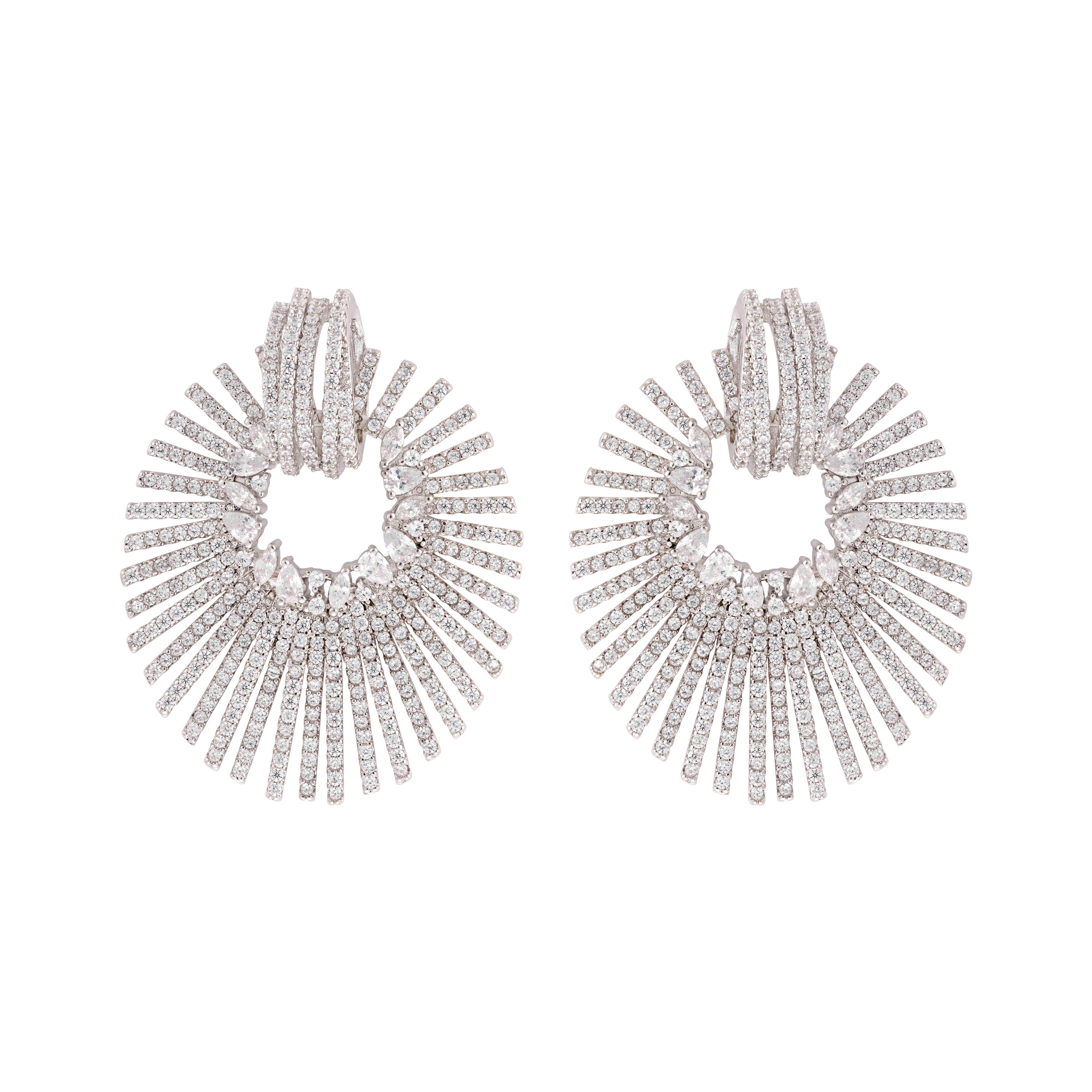 حلق - فضي ابيض - 0 image 0