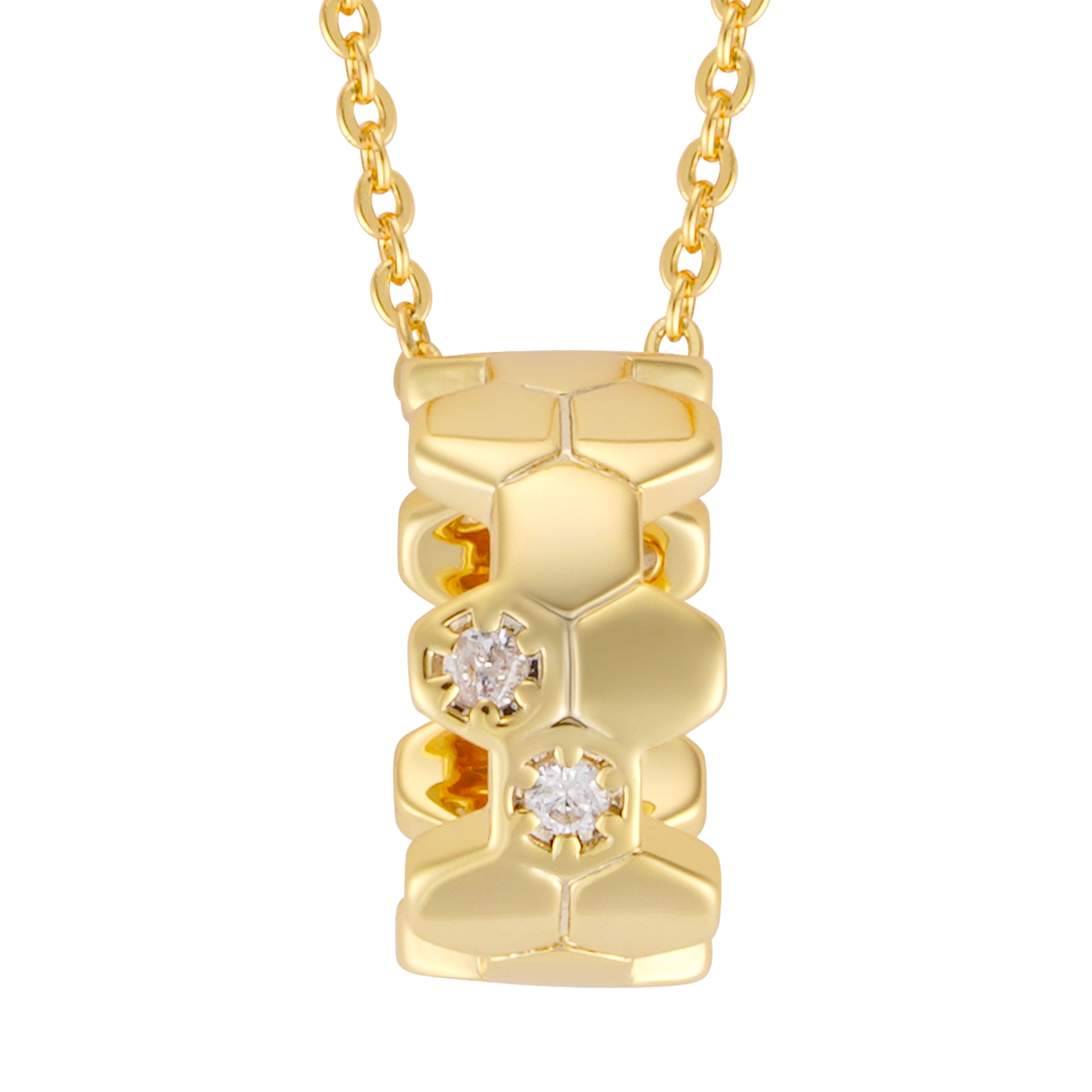 عقد - ذهبي ابيض - 0 image 1