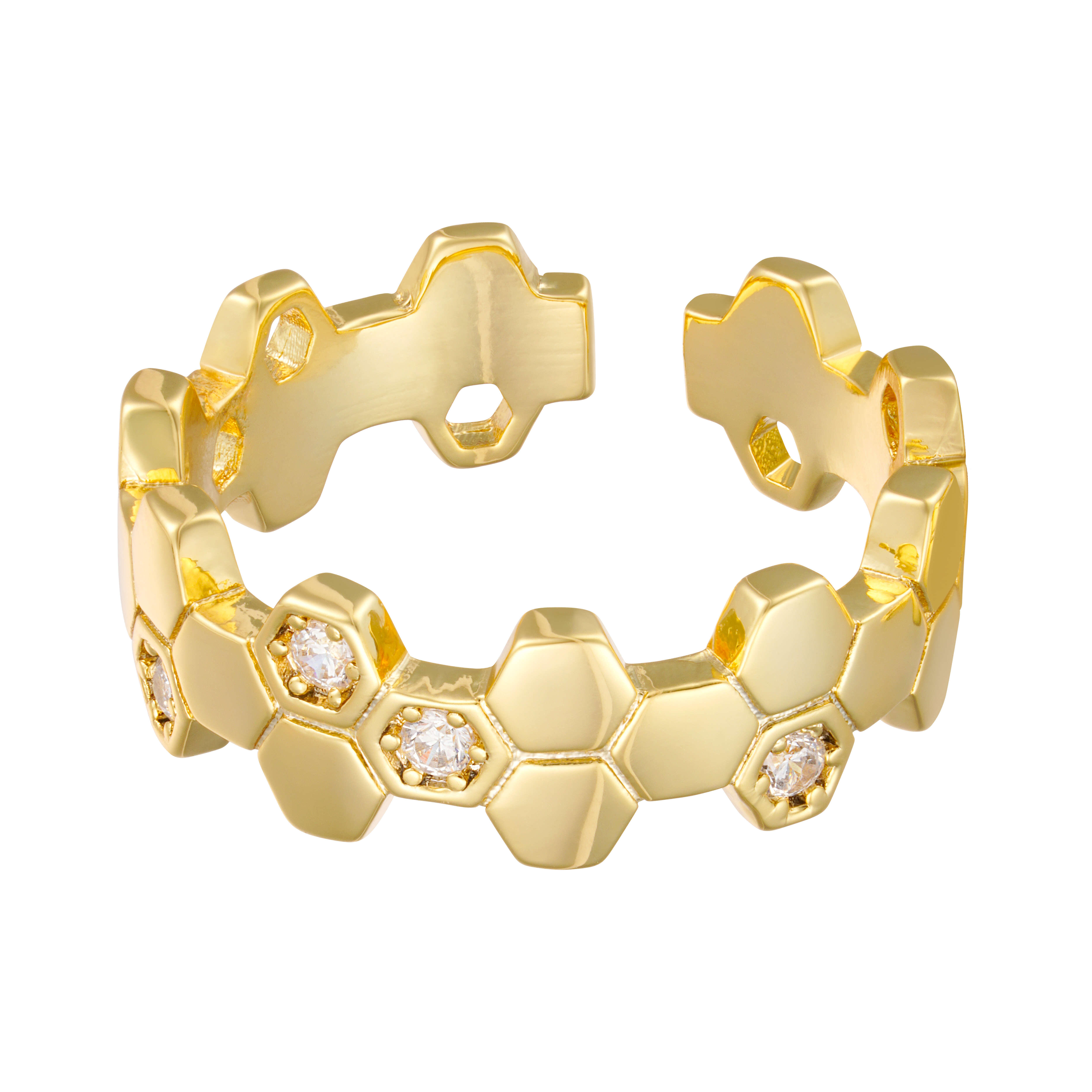 خاتم - ذهبي ابيض - 0 image 1