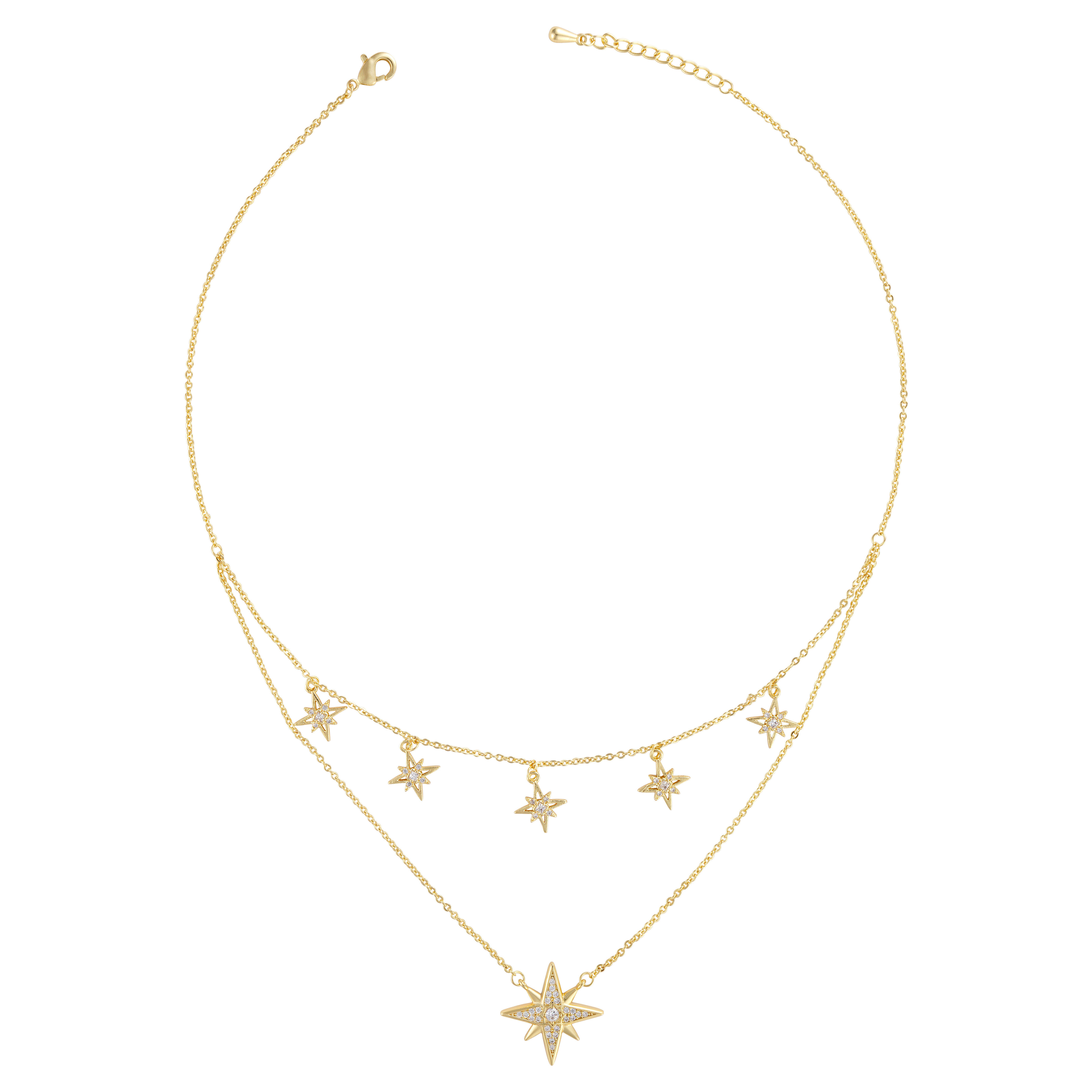 عقد - ذهبي ابيض - 0 image 0