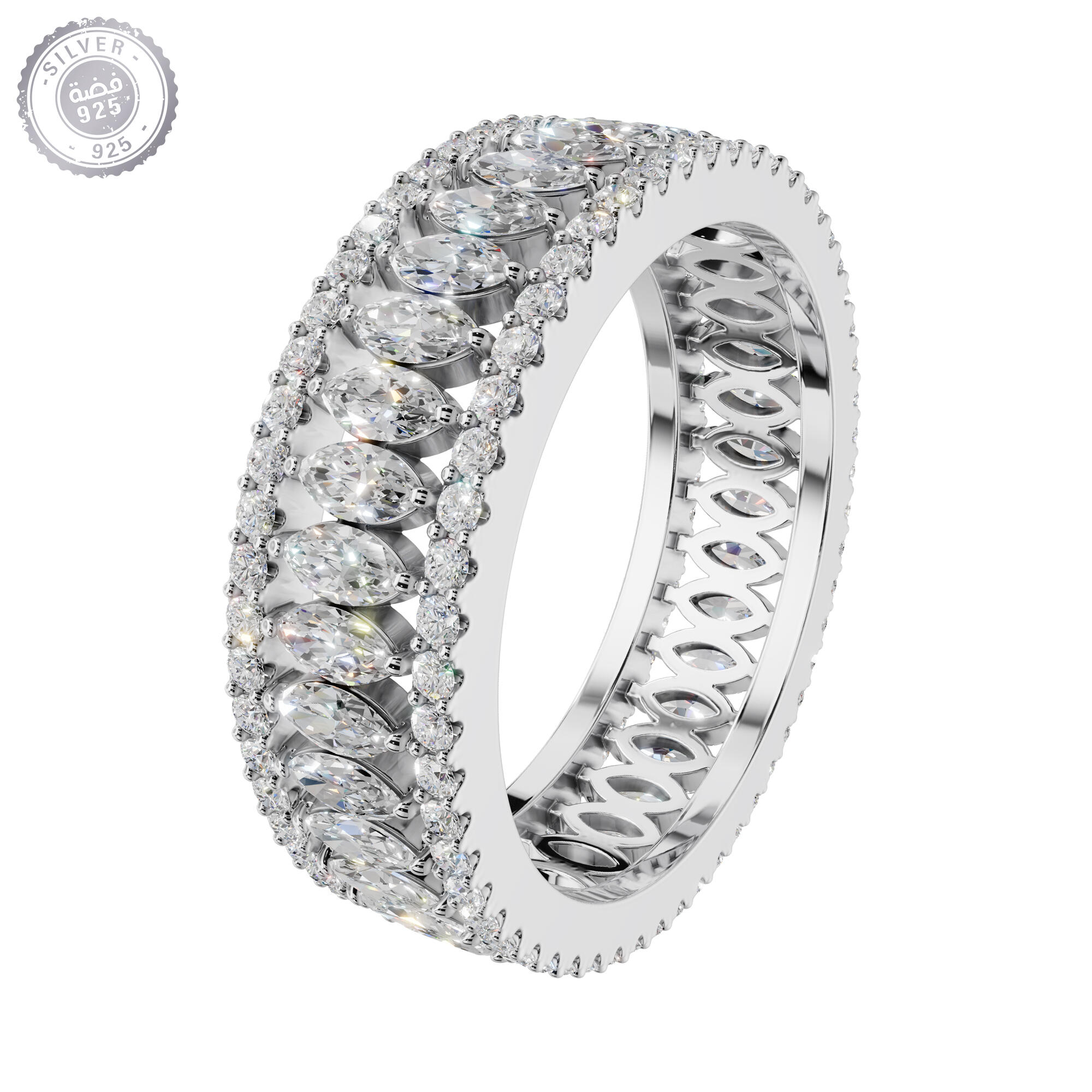 دبله - فضي ابيض - 6 image 0