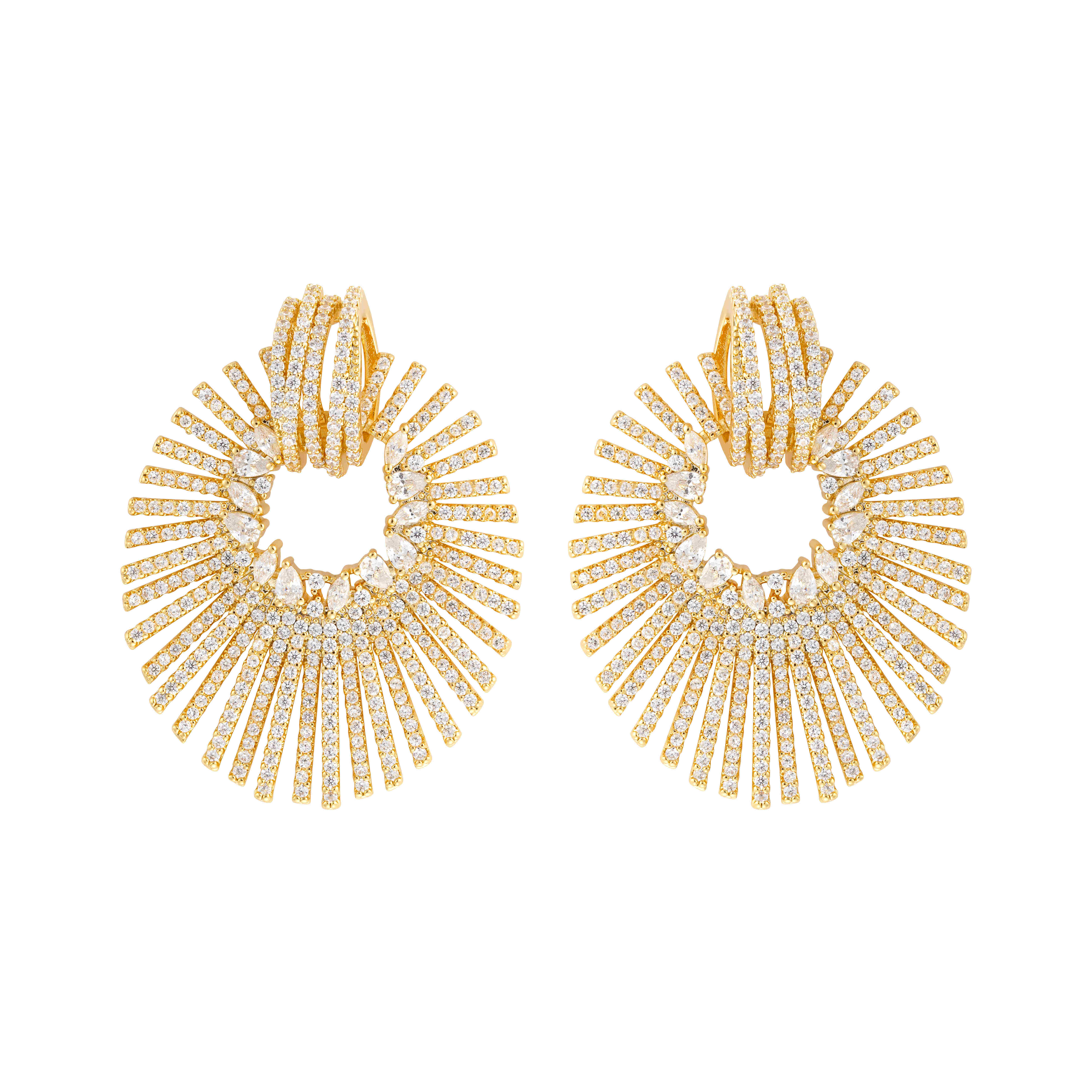 حلق - ذهبي ابيض - 0 image 0