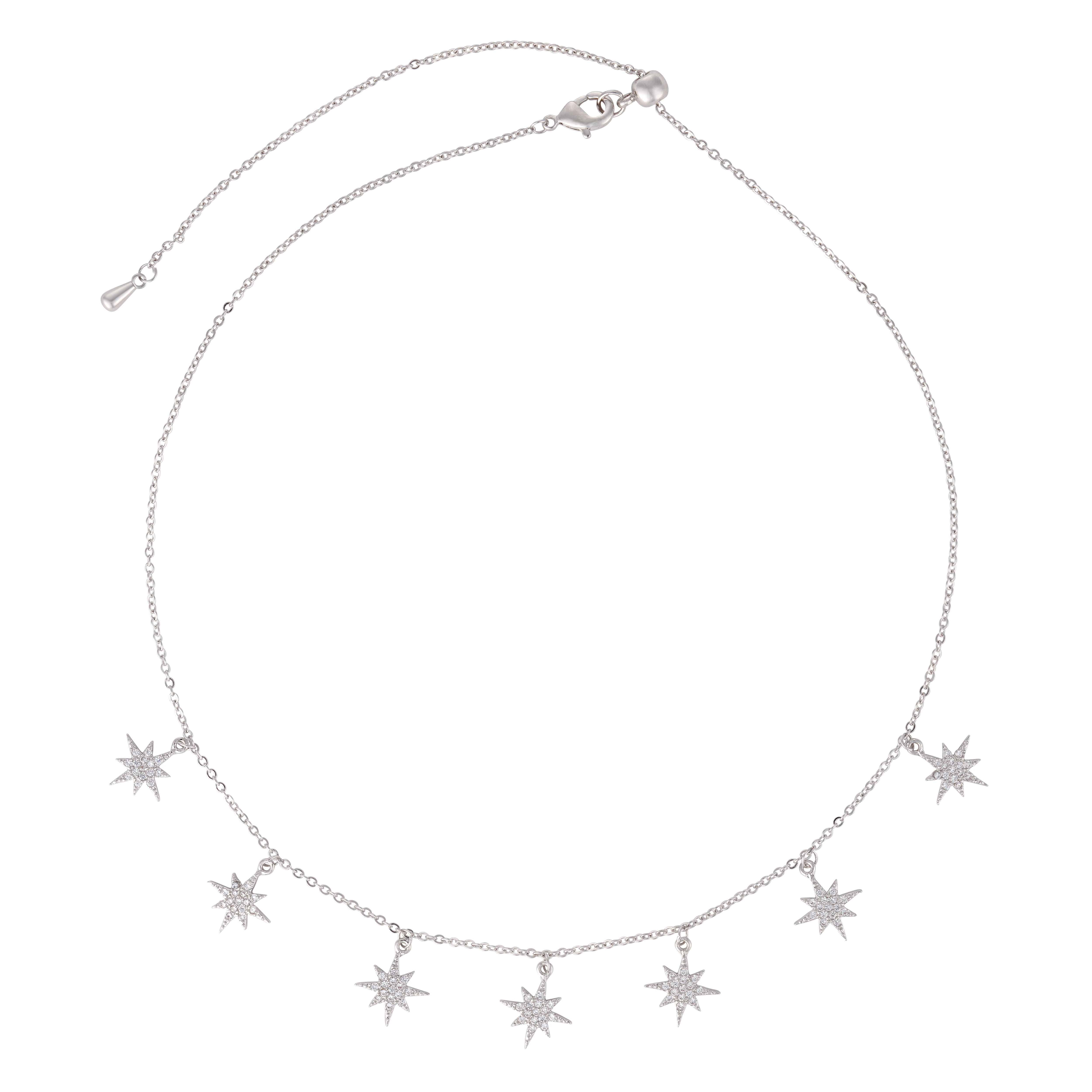 عقد تشوكر - فضي ابيض - 0 image 0