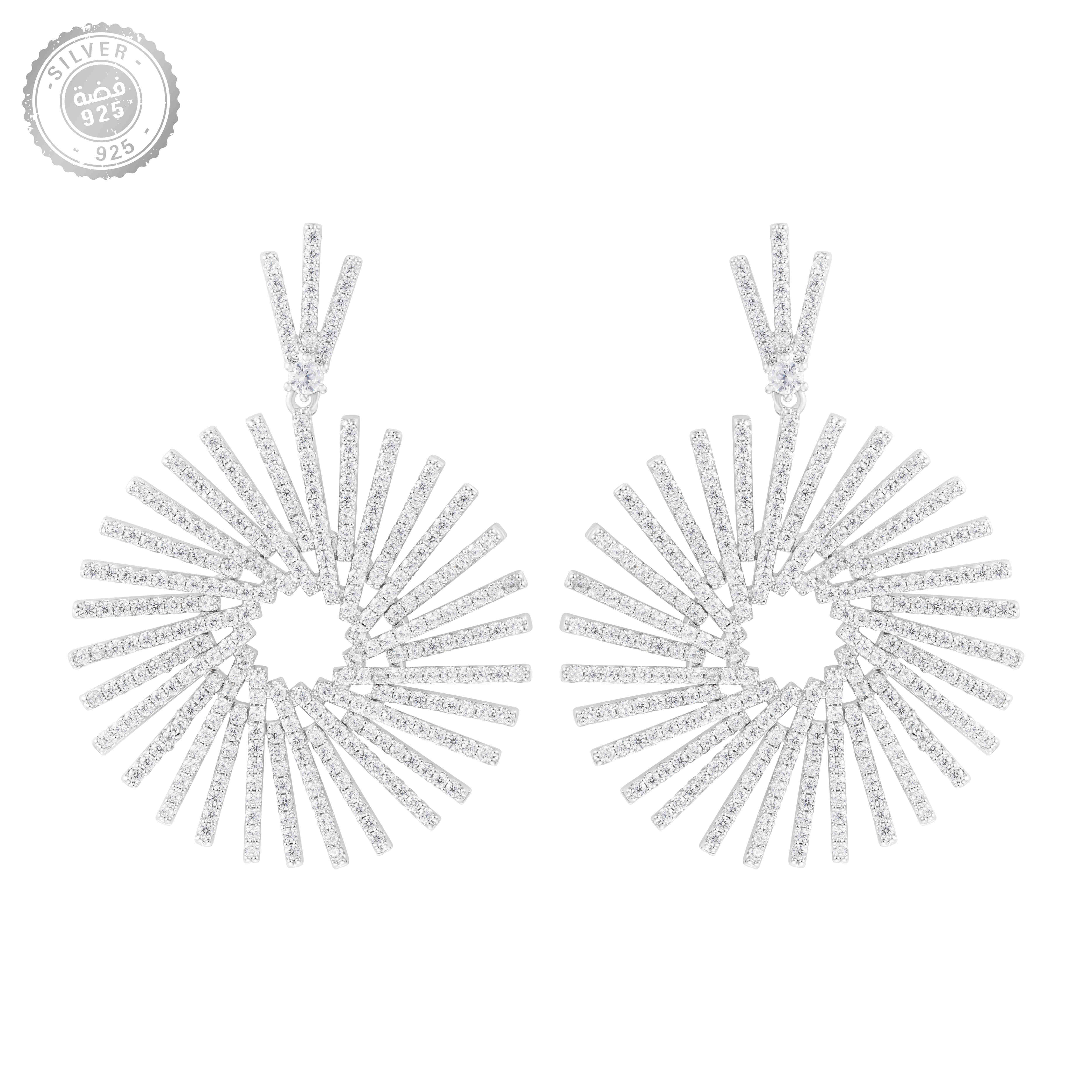 حلق - فضي ابيض - 0 image 0