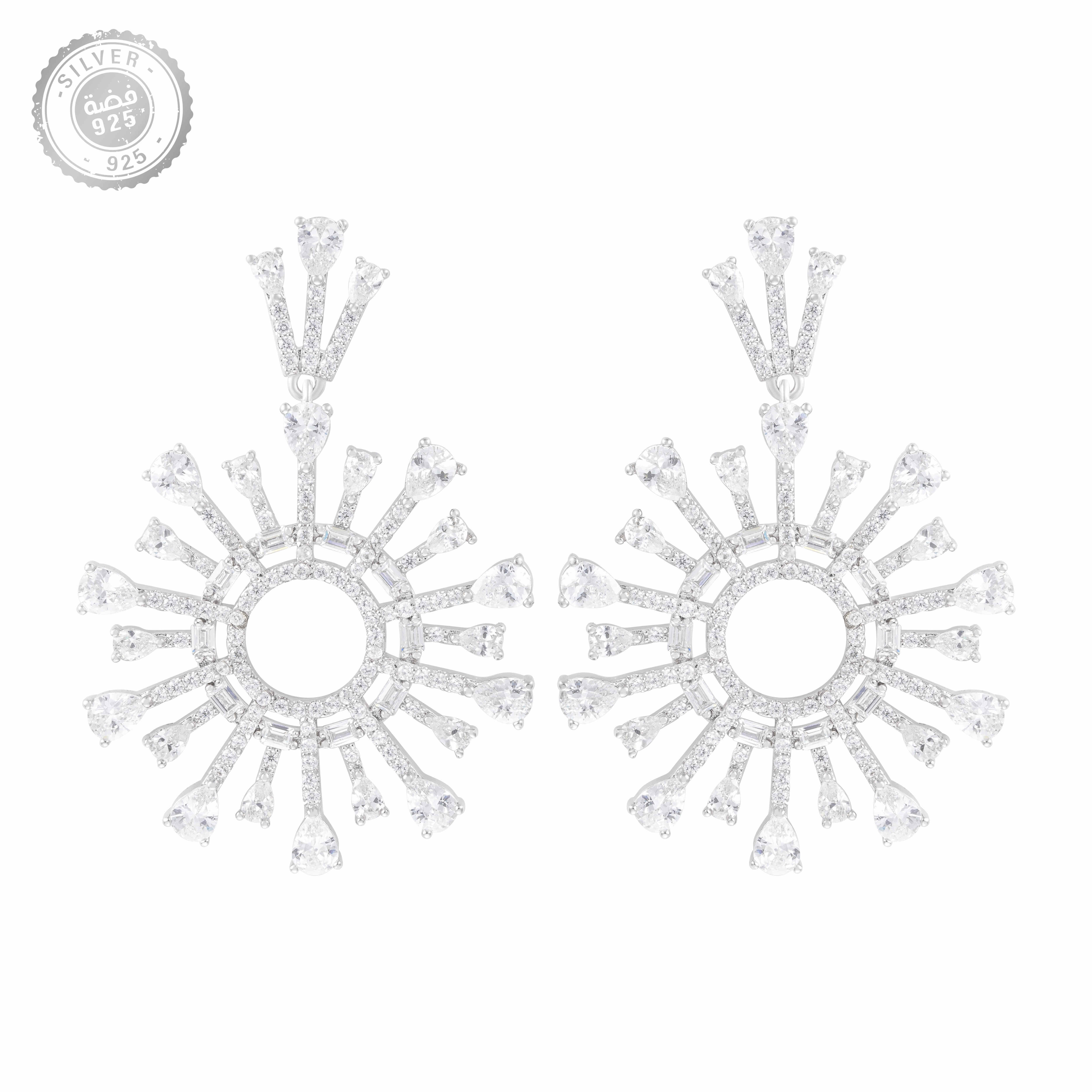 حلق - فضي ابيض - 0 image 0