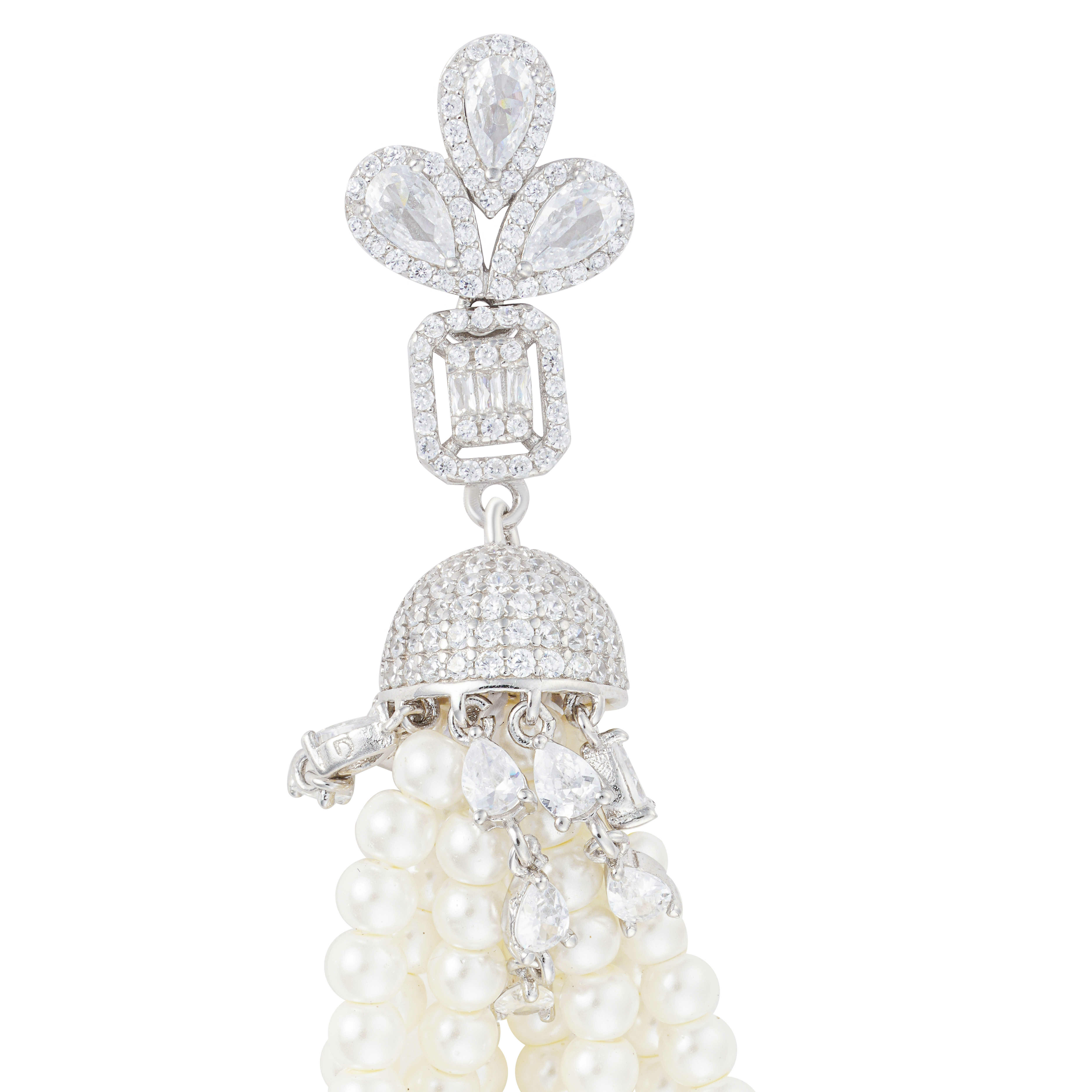 حلق - فضي ابيض - 0 image 1