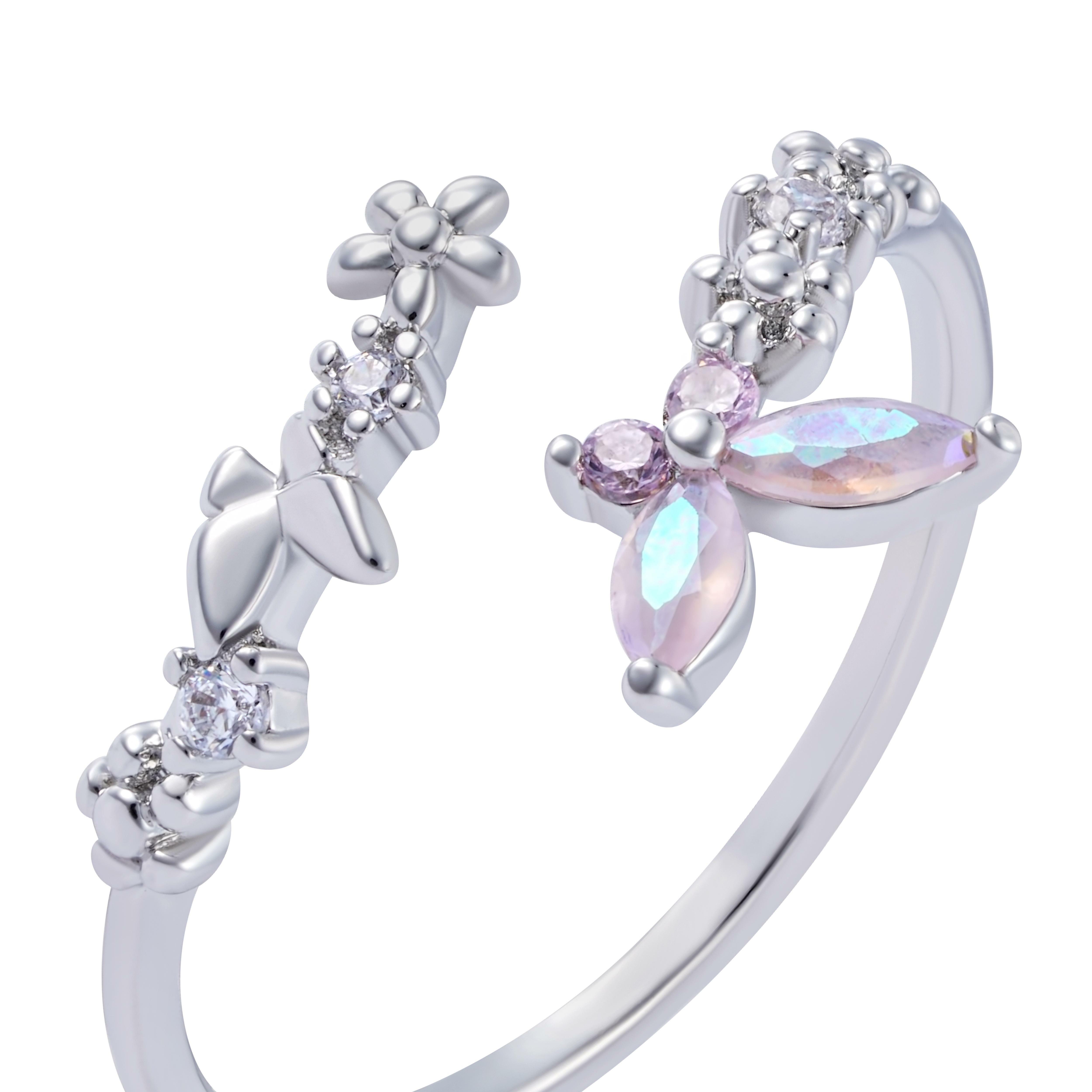 butterfly Zircon Ring image 1