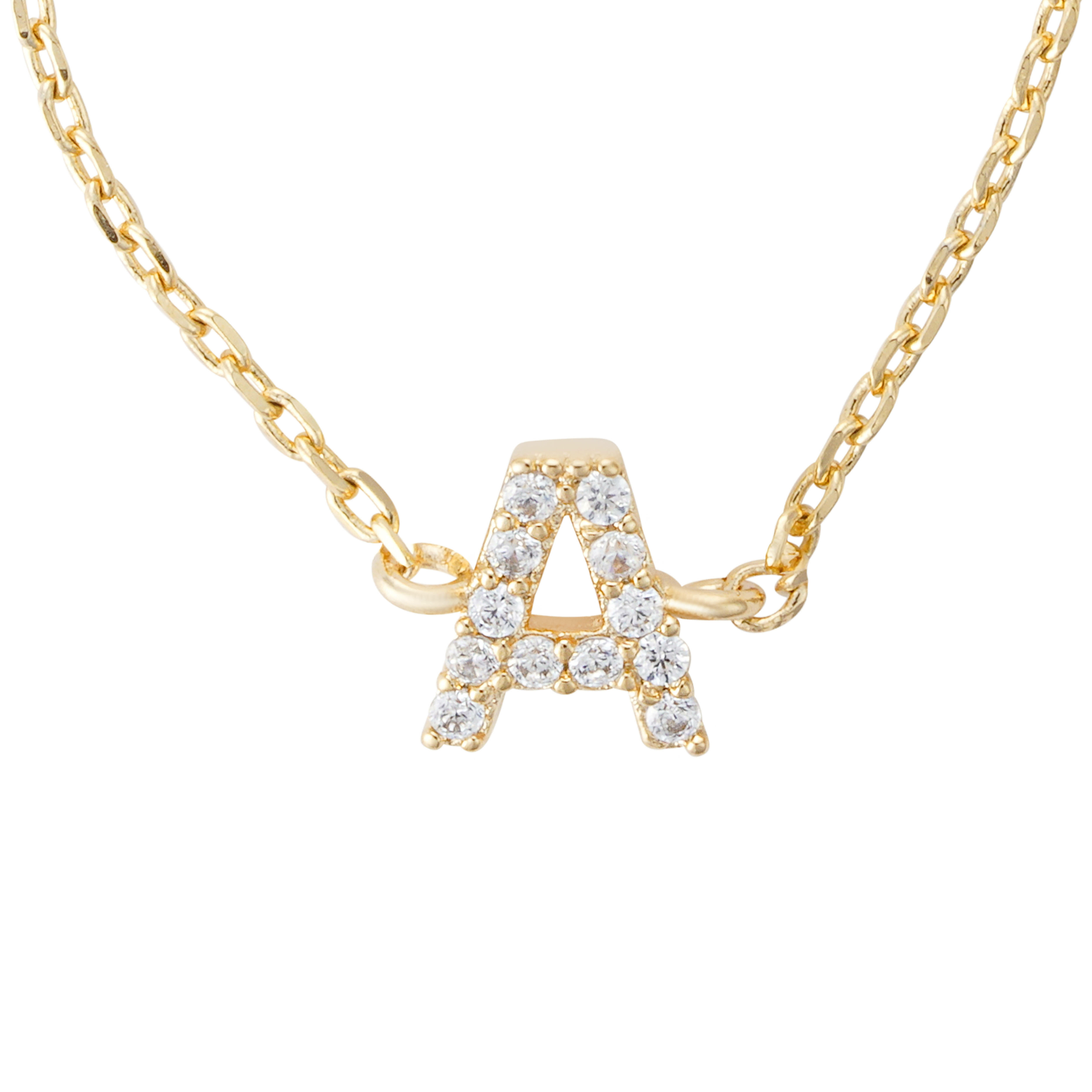 Gold Toned Letters Ring-A image 1