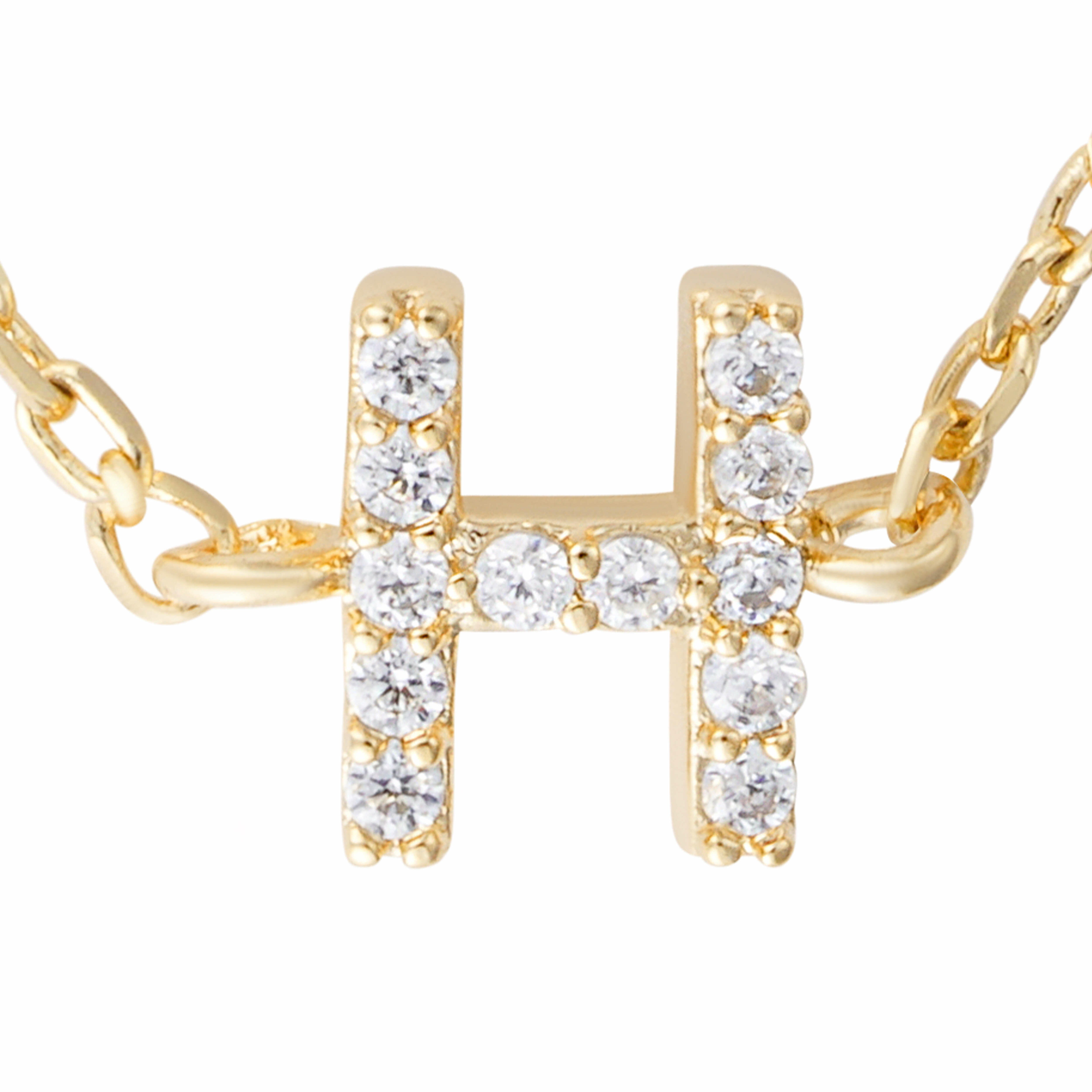 Gold Toned Letters Ring-H image 2