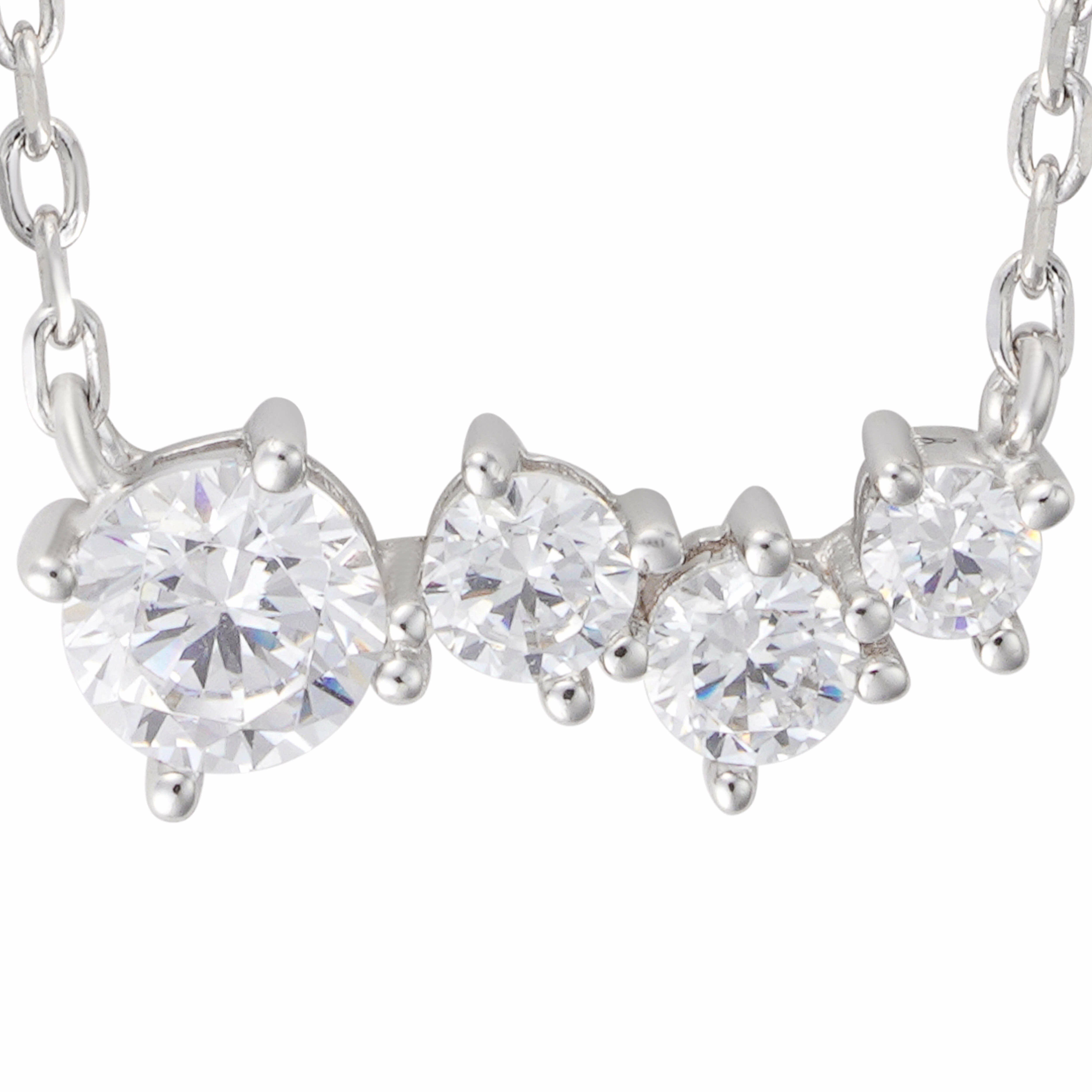 عقد - فضي ابيض - 0 image 2