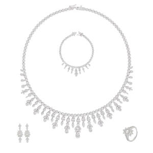 طـــقم - فضي ابيض - 0 image 0