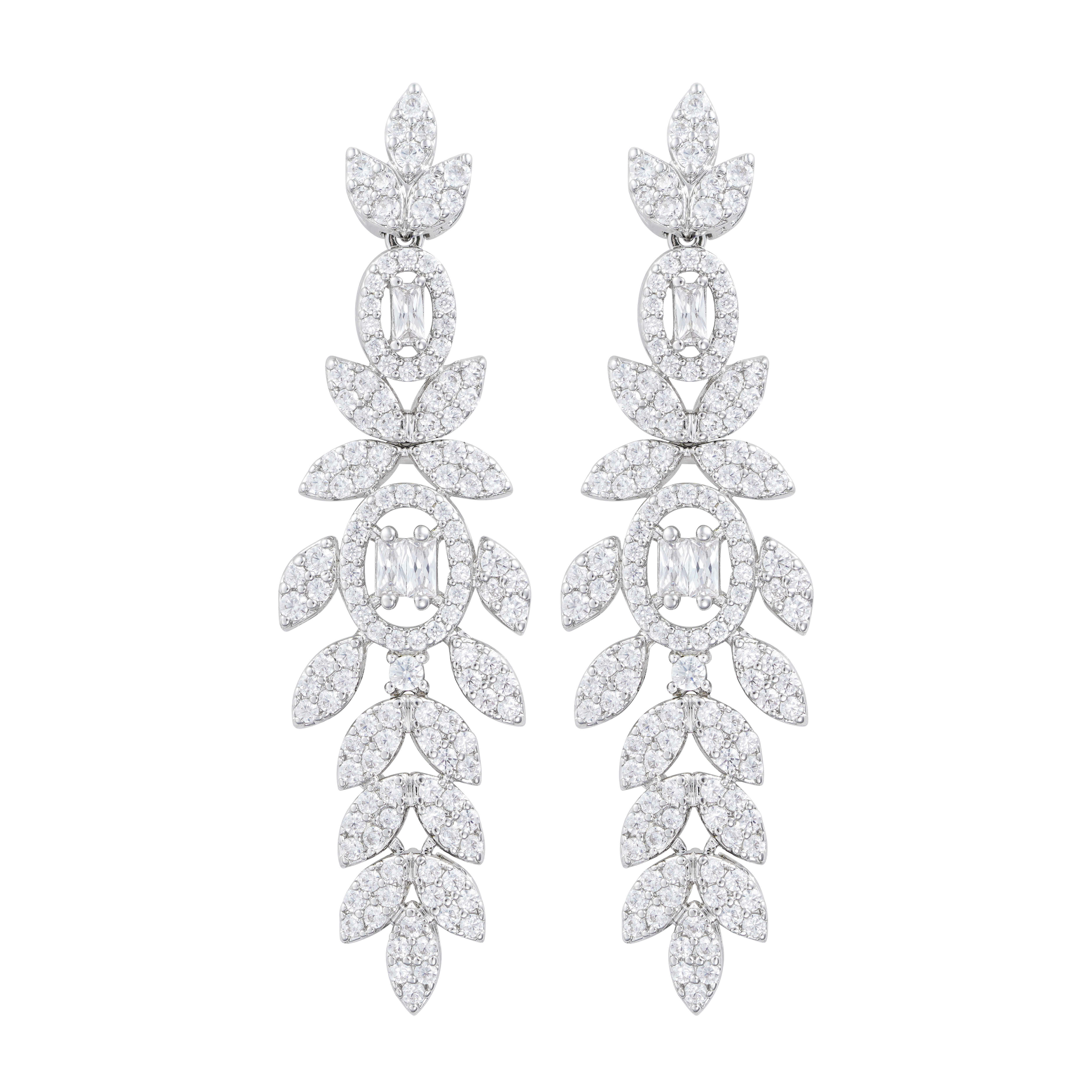 925K Silver Flora Necklace Set image 2
