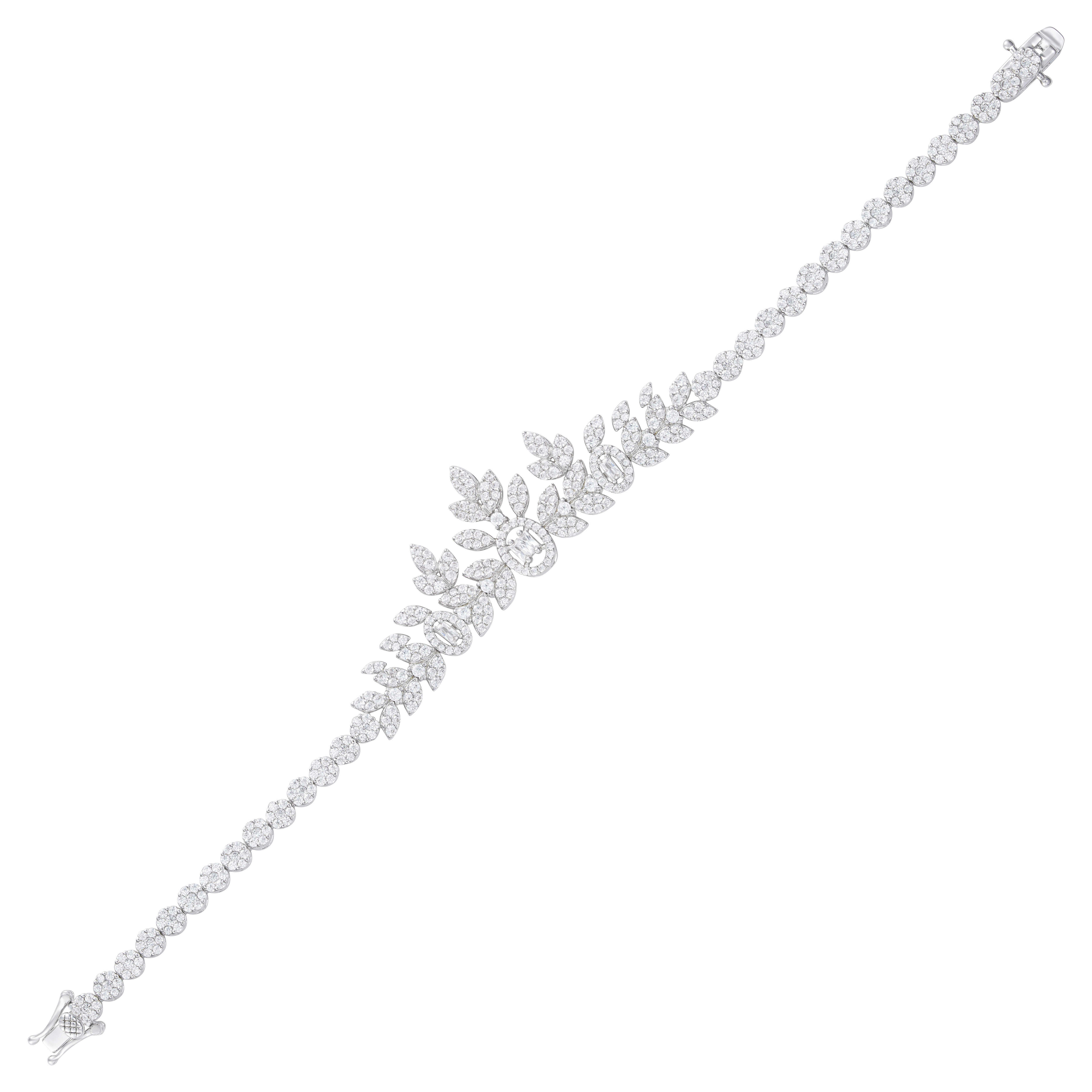 925K Silver Flora Necklace Set image 5