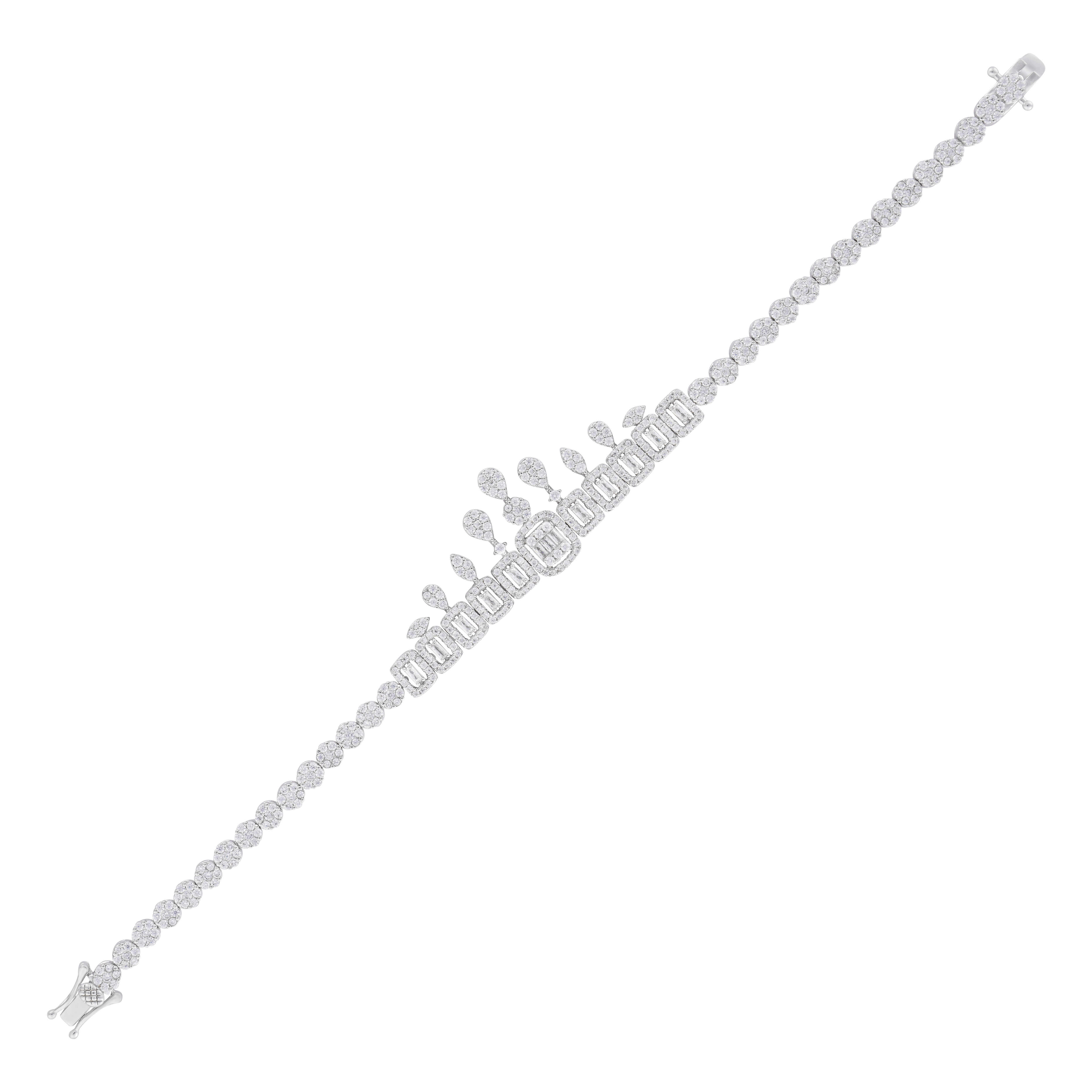 925K Silver Flora Necklace Set image 5