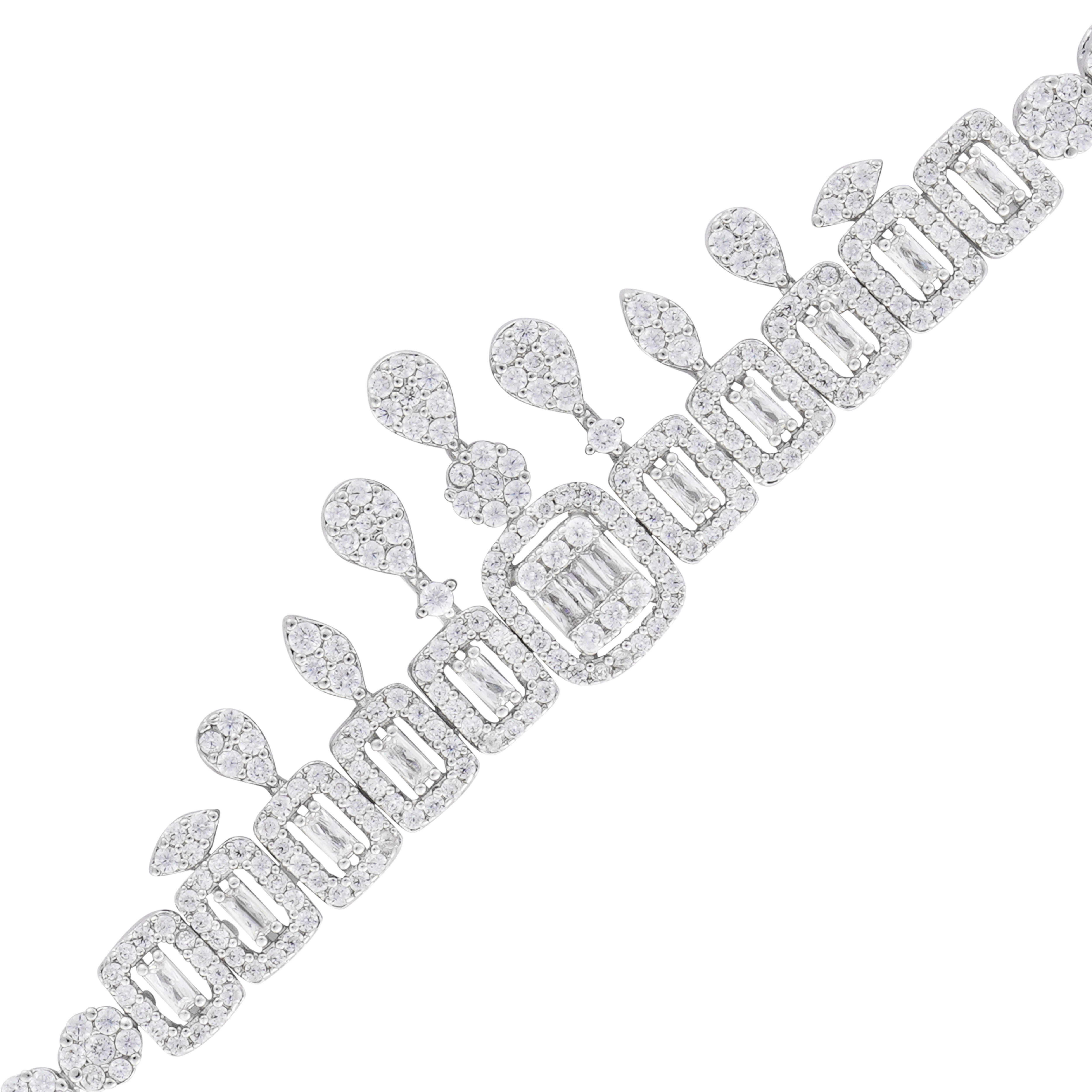 925K Silver Flora Necklace Set image 6