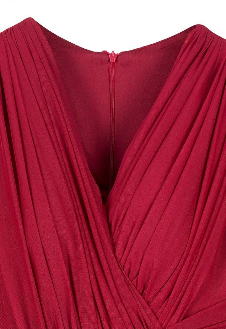 فستان شيفون ماكسي بأكمام طويلة  image 5