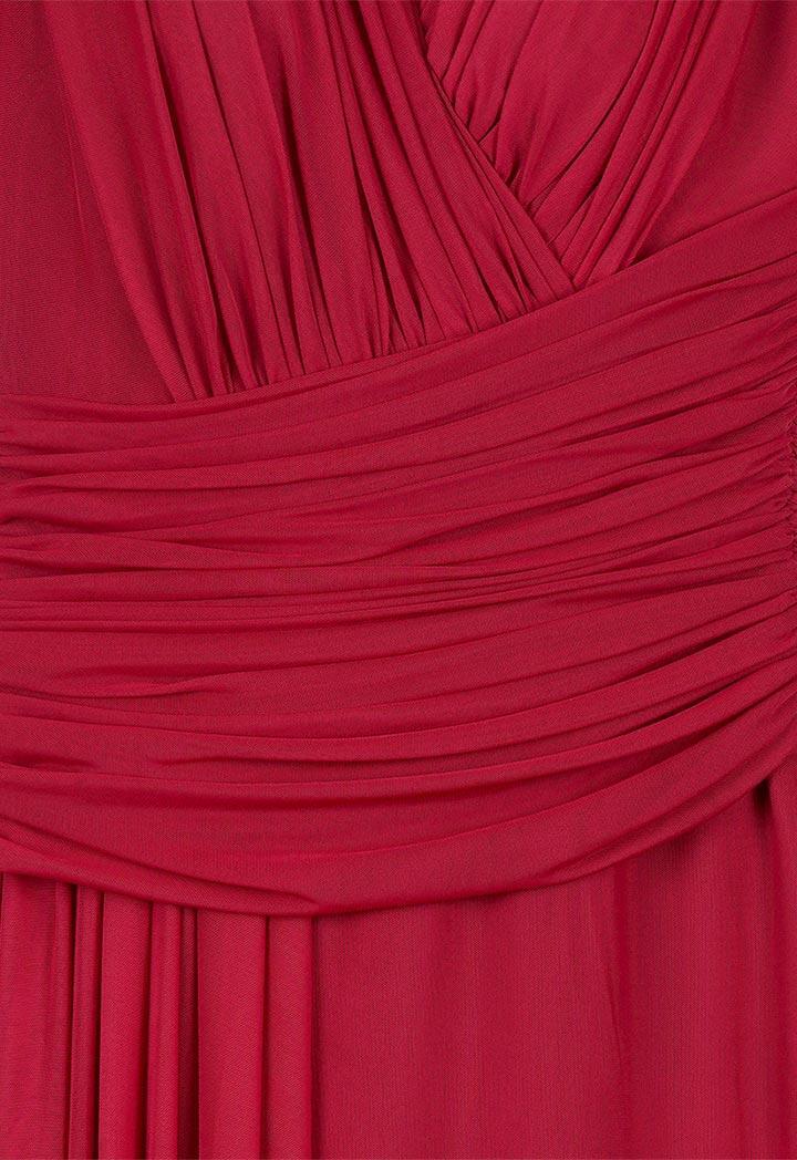 فستان شيفون ماكسي بأكمام طويلة  image 6