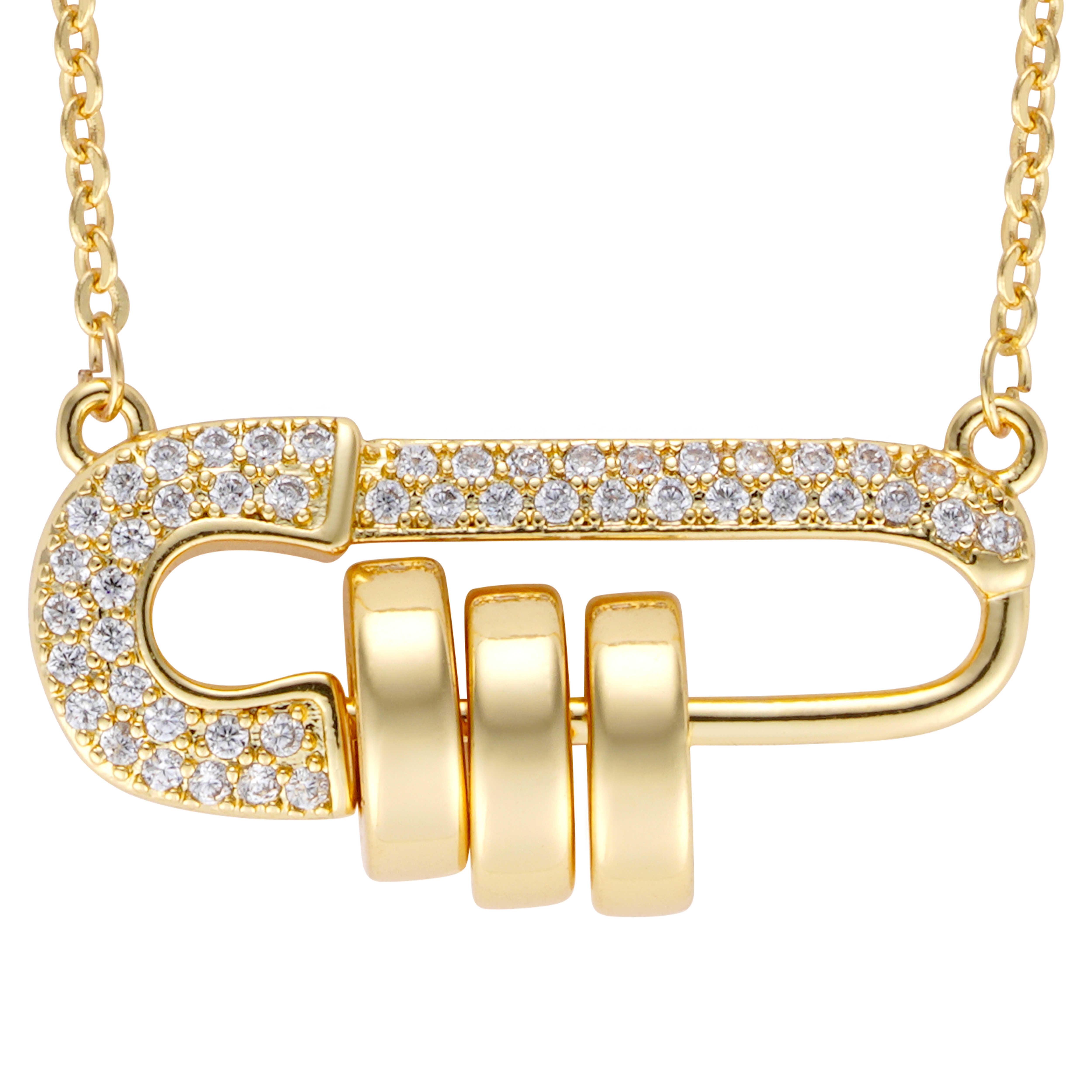 عقد - ذهبي ابيض - 0 image 1