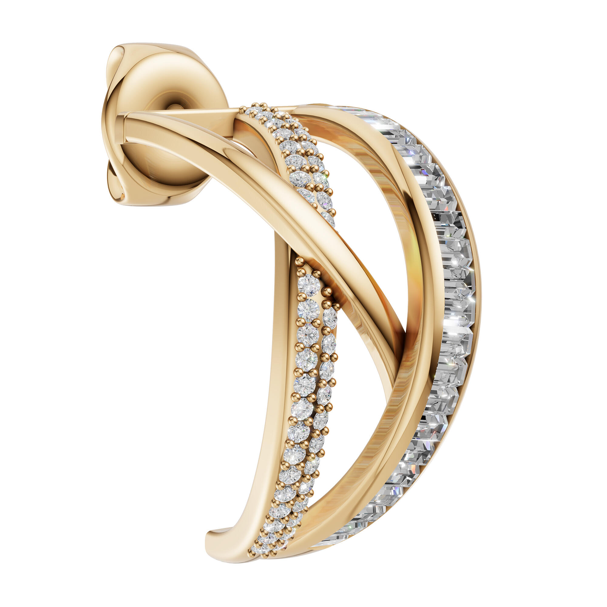 حلق - ذهبي ابيض - 0 image 3