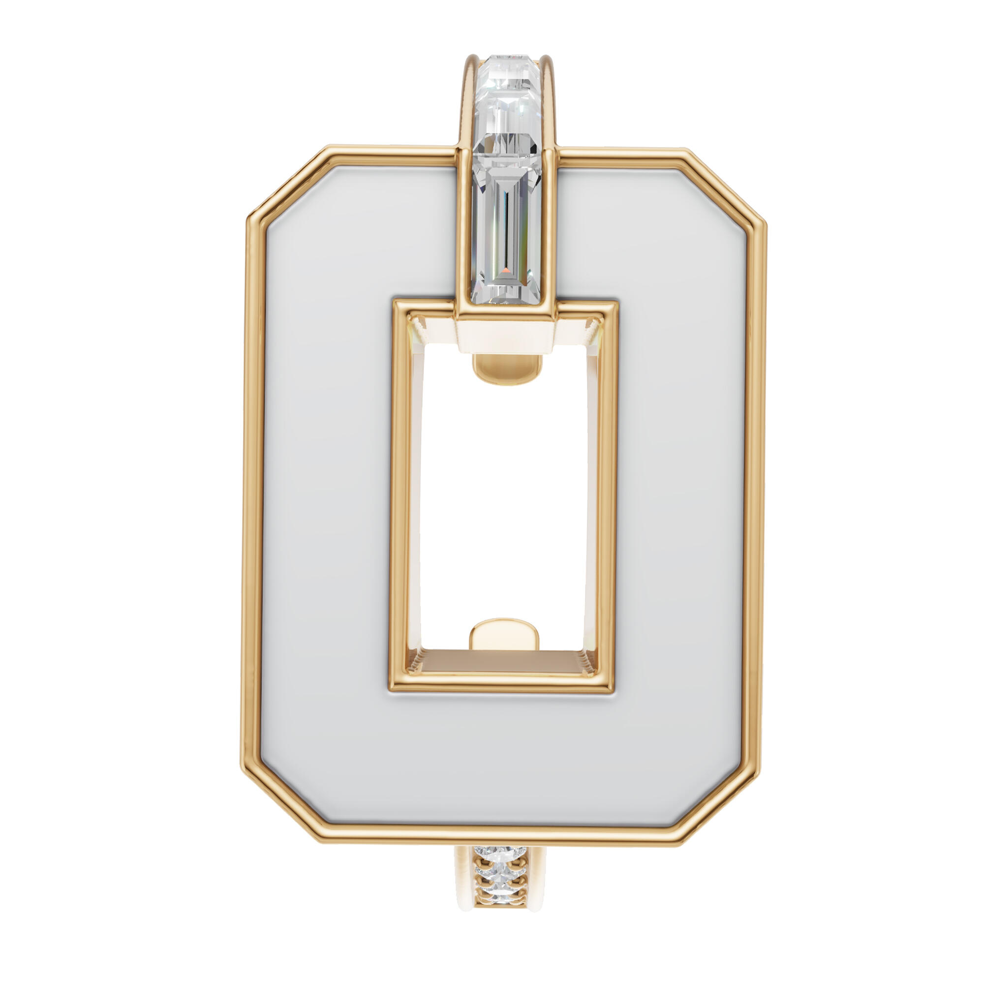 خاتم - اوف وايت ذهبي - 0 image 2