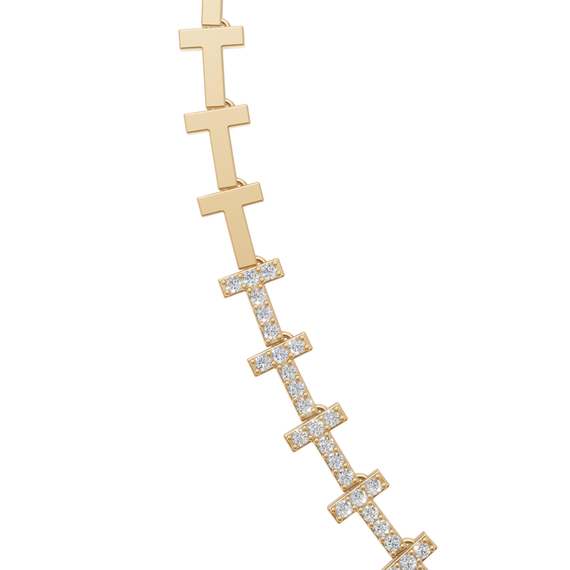 عقد - ذهبي ابيض - 0 image 2