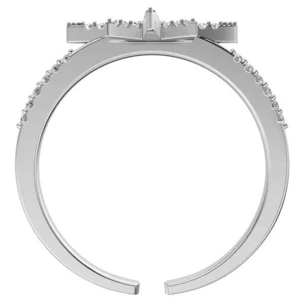 خاتم - فضي ابيض - 0 image 6