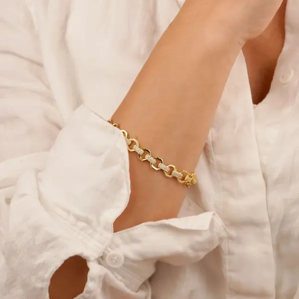 اسوارة - ذهبي ابيض - 0 image 0