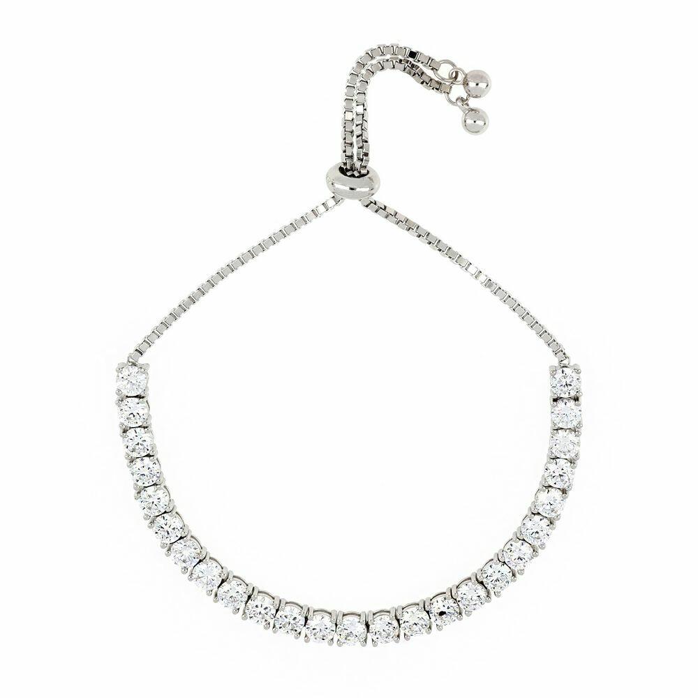 Sterling Silver solitaire Bracelet image 0