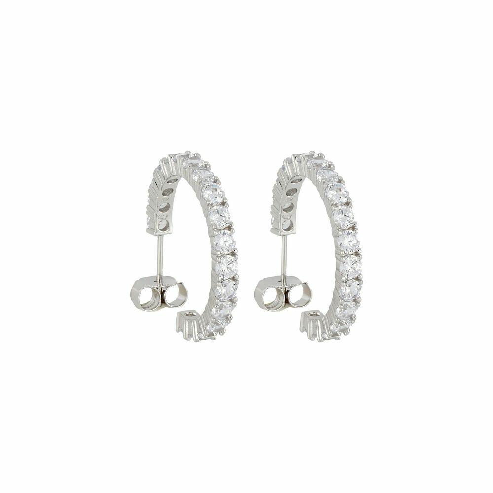 Sterling Silver solitaire Earrings image 0