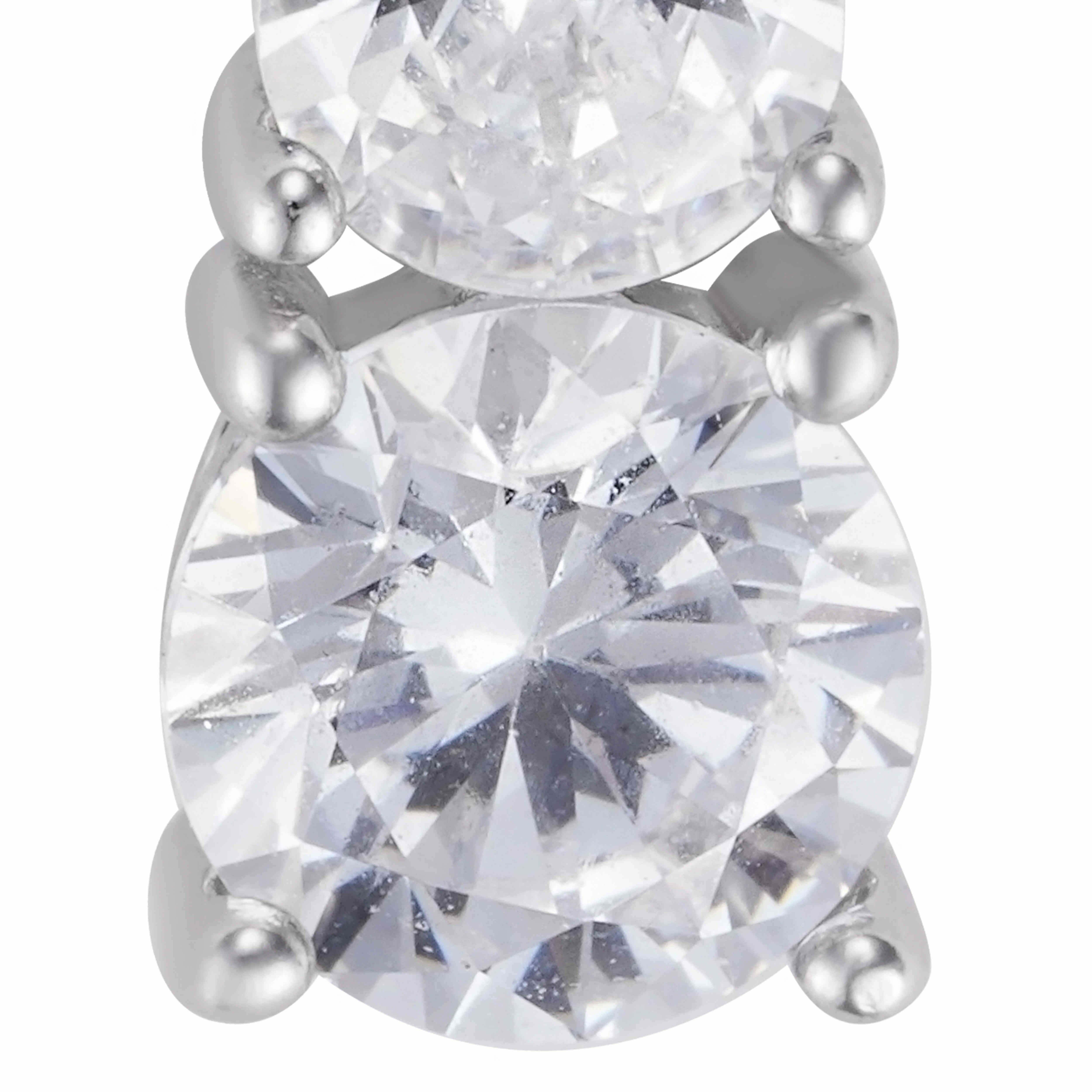 925K Silver Round Earrings image 2