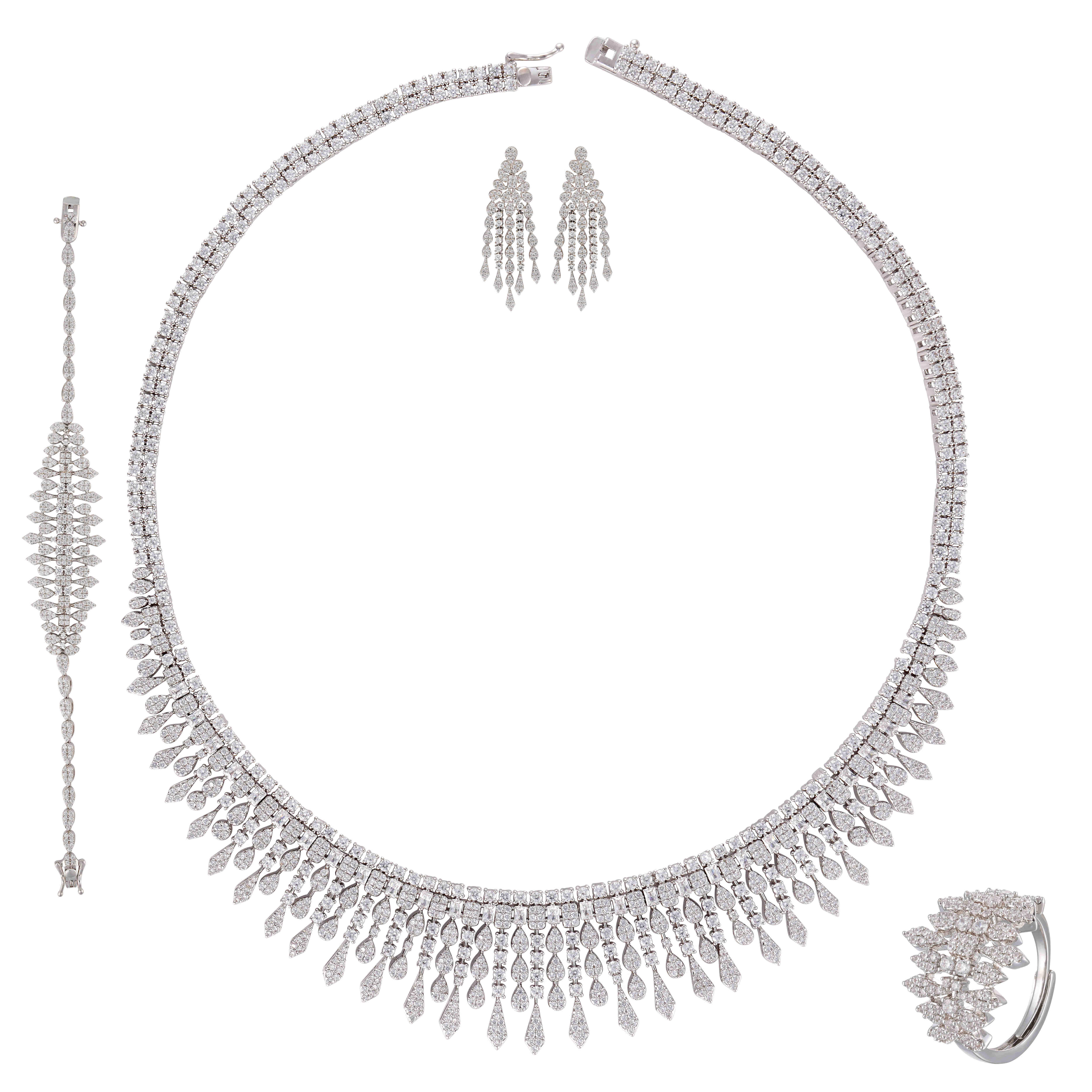 طـــقم - فضي ابيض - 0 image 6