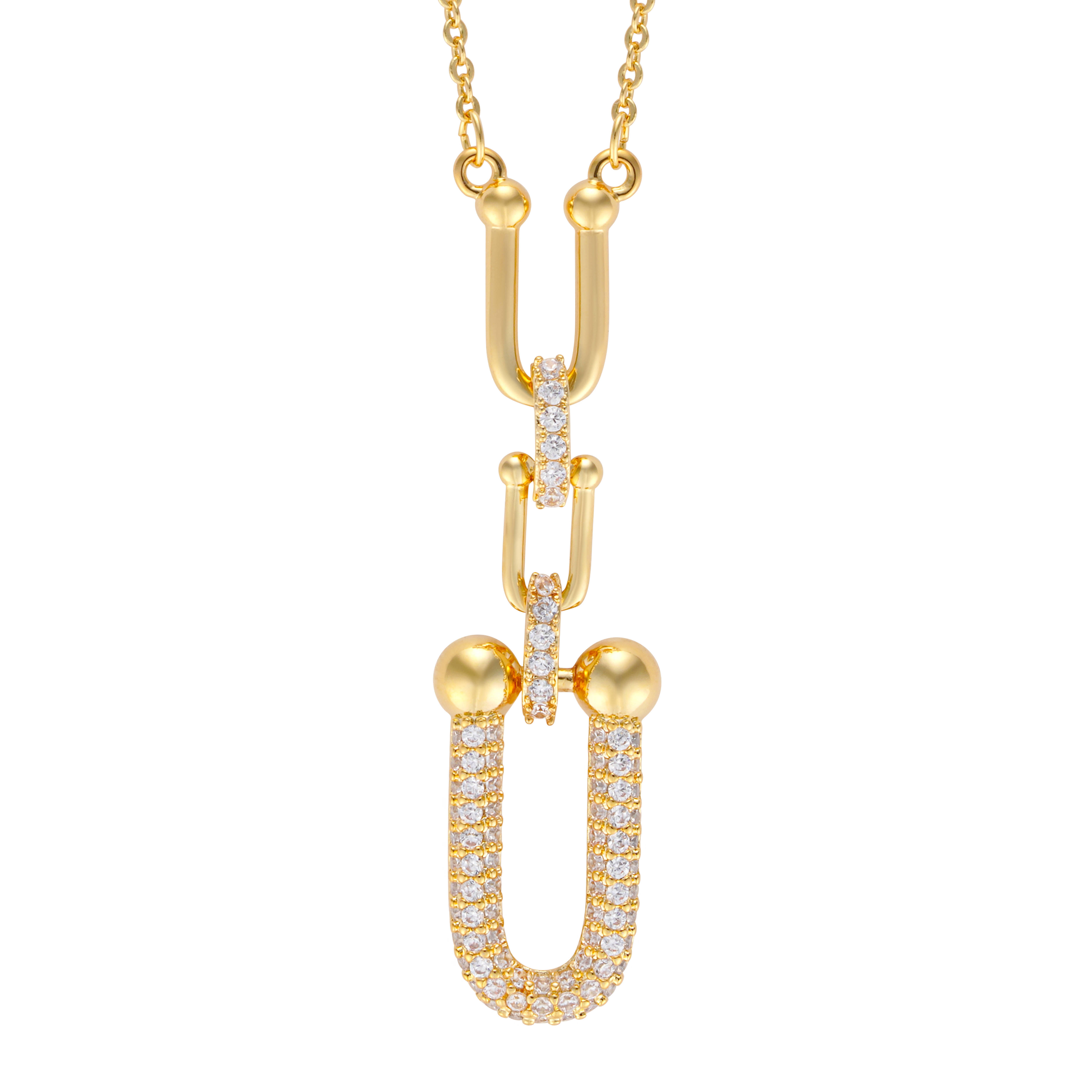 عقد - ذهبي ابيض - 0 image 1