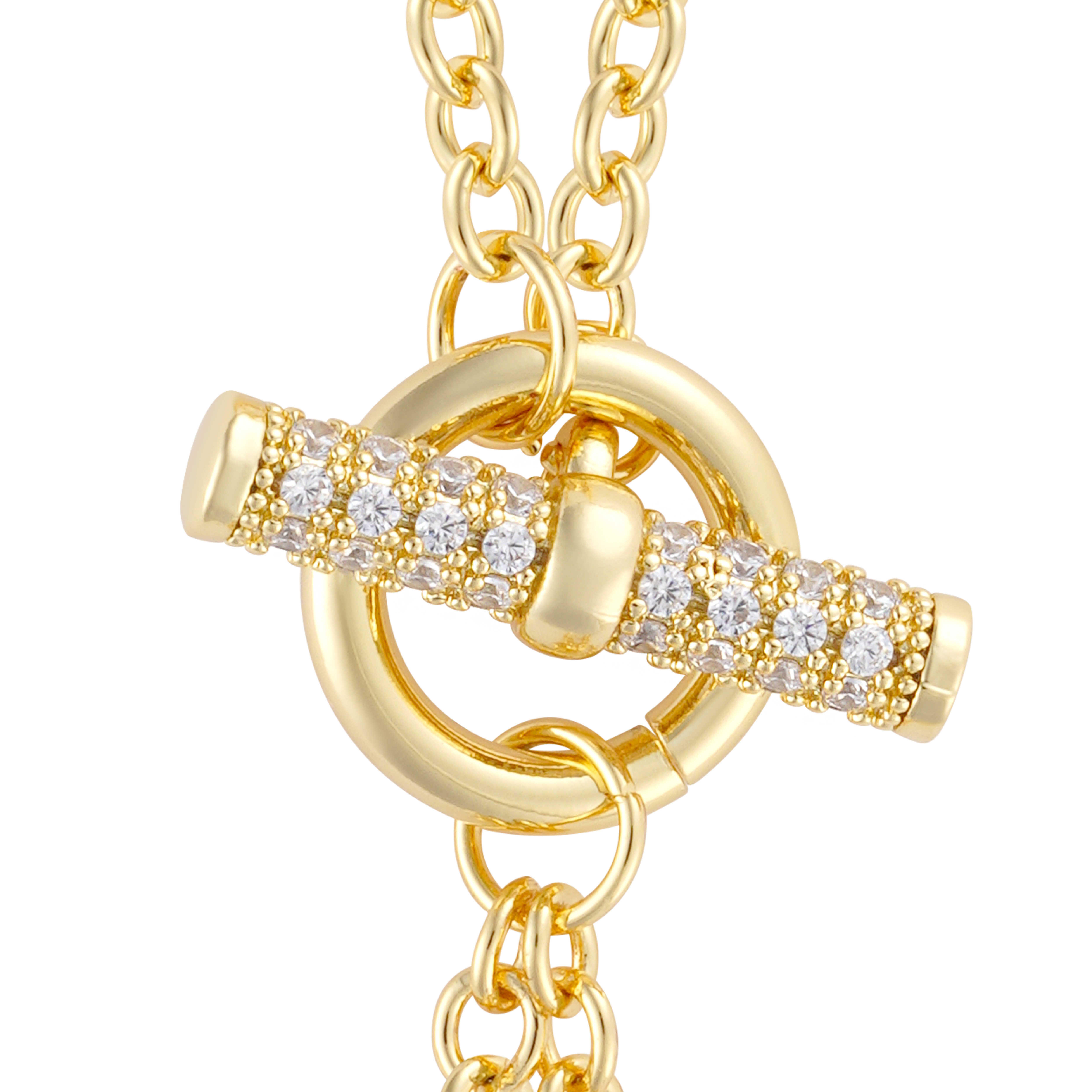 عقد - ذهبي ابيض - 0 image 1