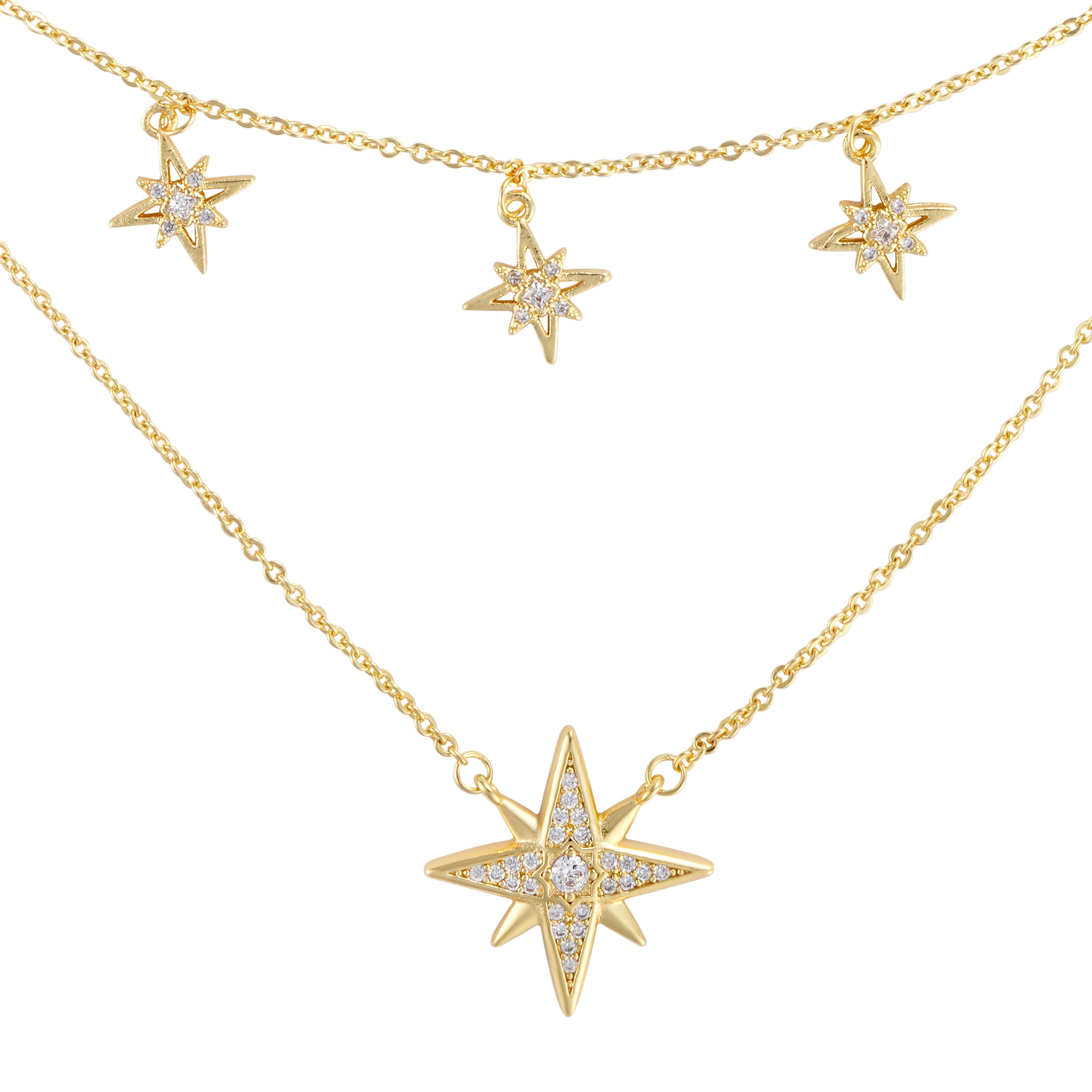 عقد - ذهبي ابيض - 0 image 1