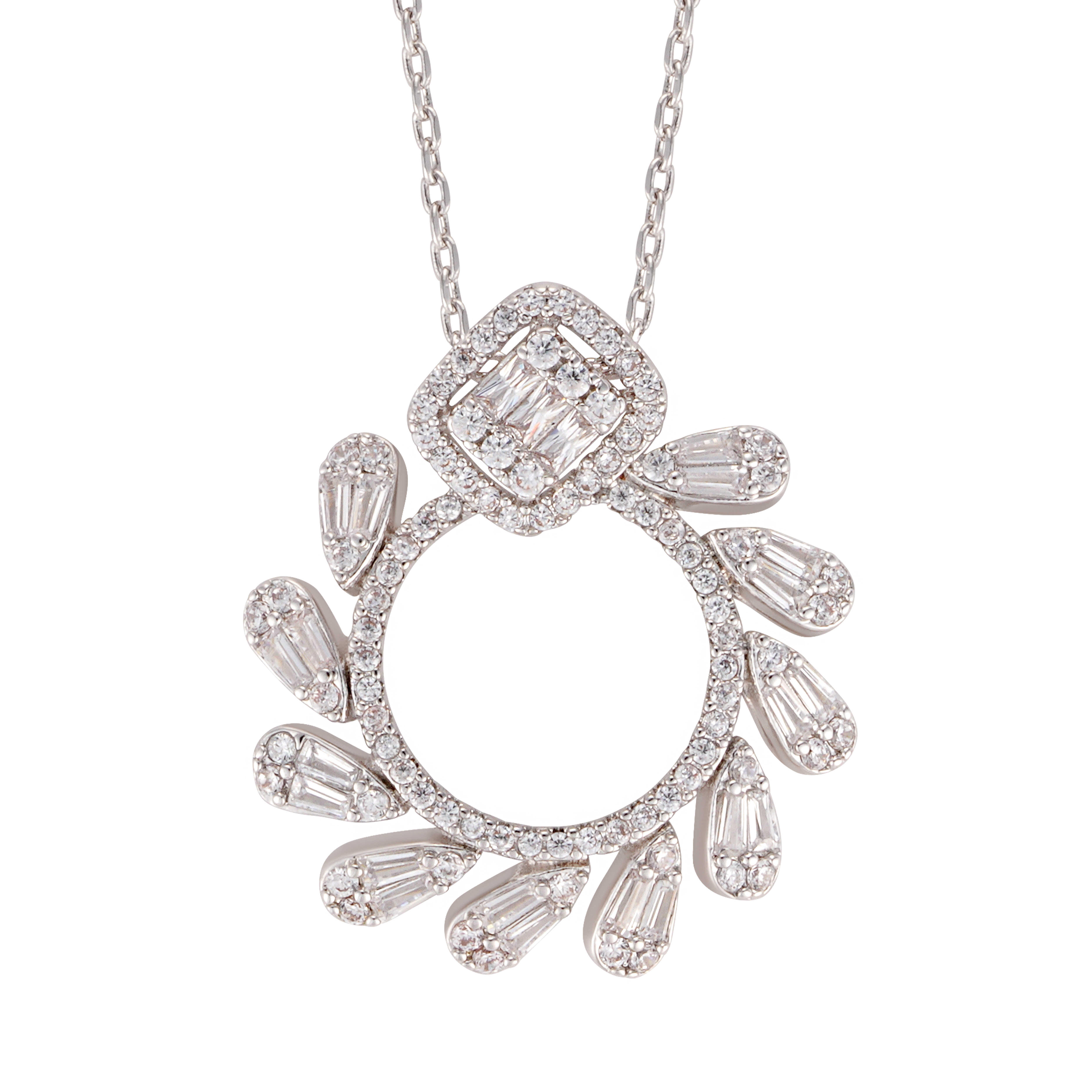 عقد - فضي ابيض - 0 image 1