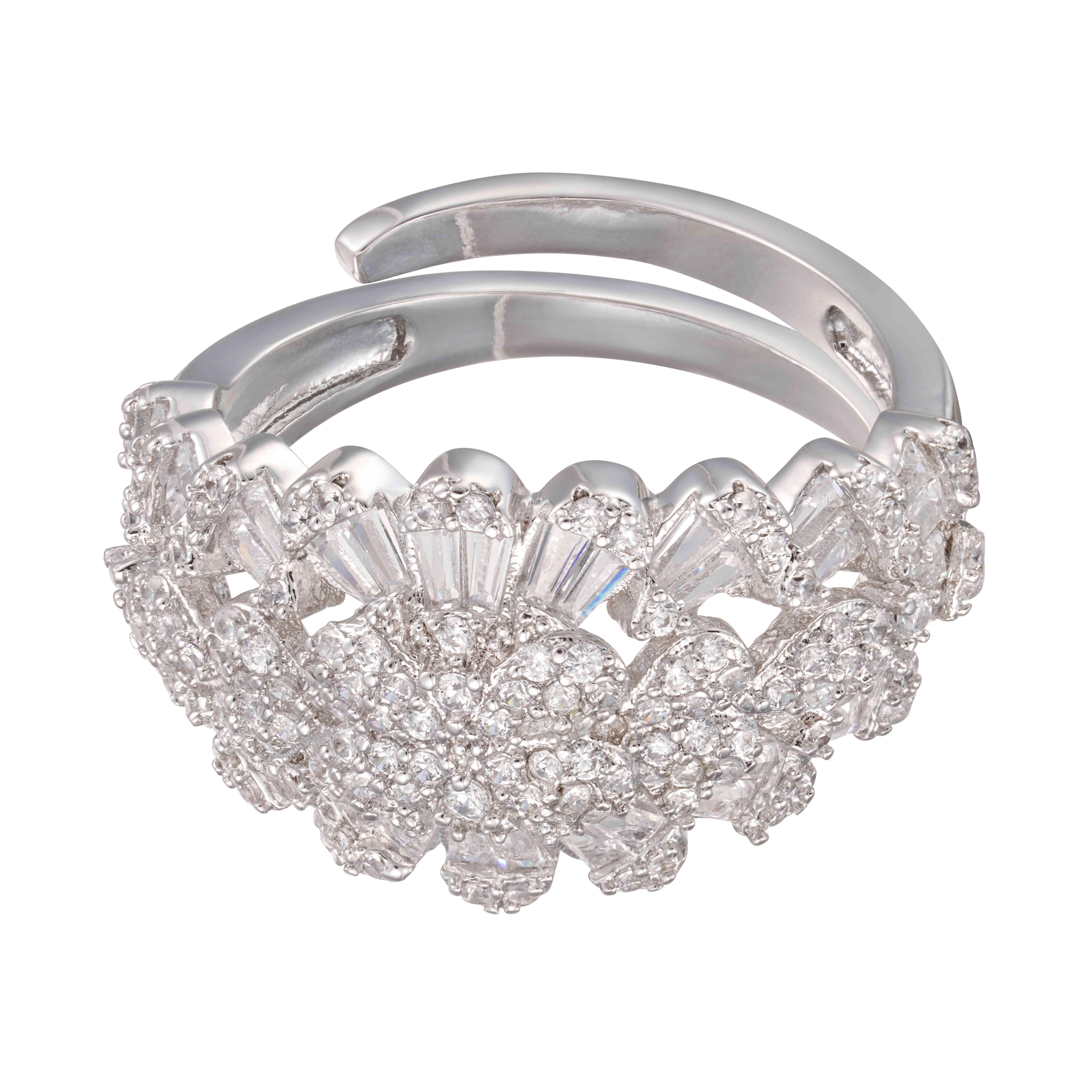 خاتم - فضي ابيض - 0 image 2