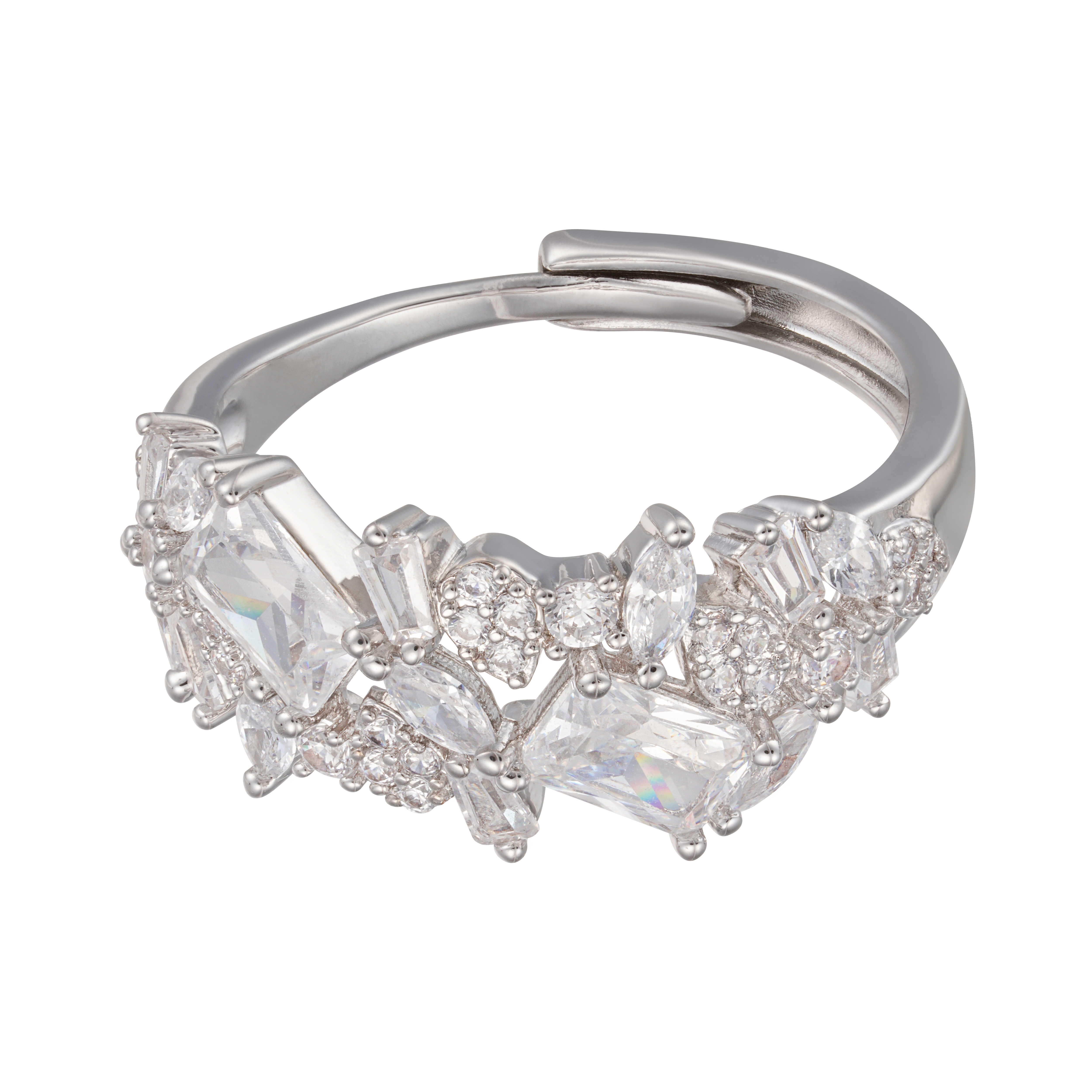 خاتم - فضي ابيض - 0 image 2