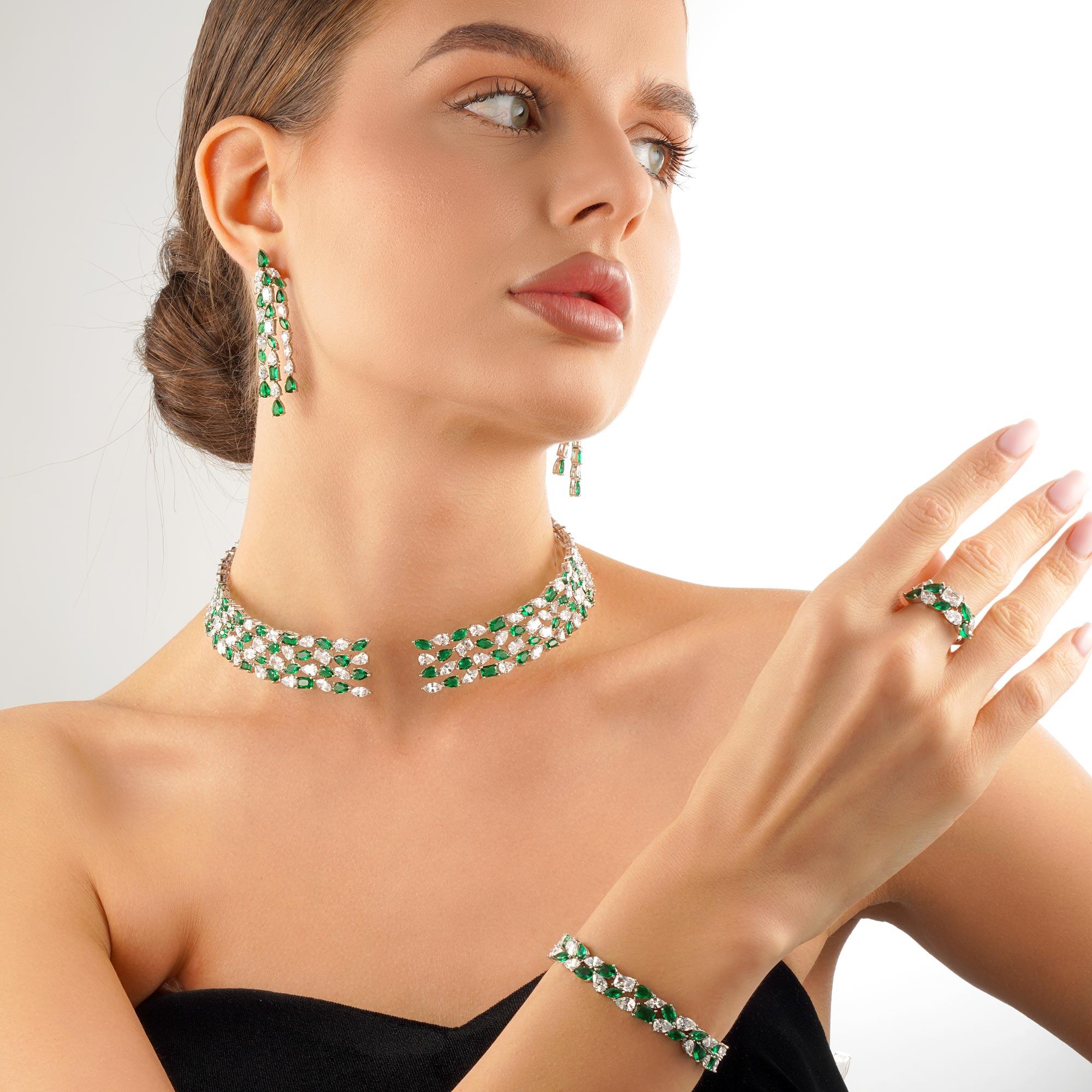 طـــقم - فضي عنابي - 0 image 2