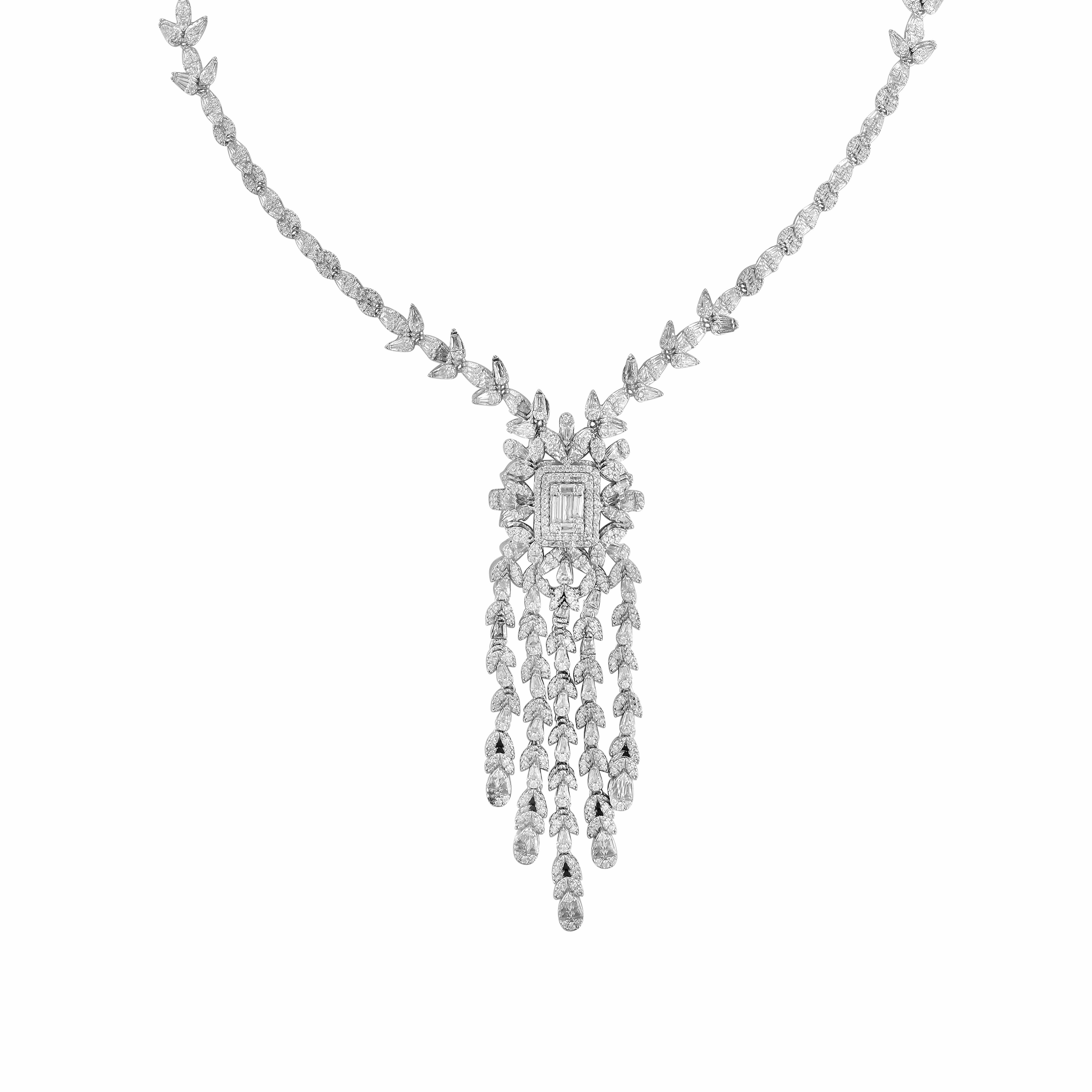 925K Silver Long Necklace image 1