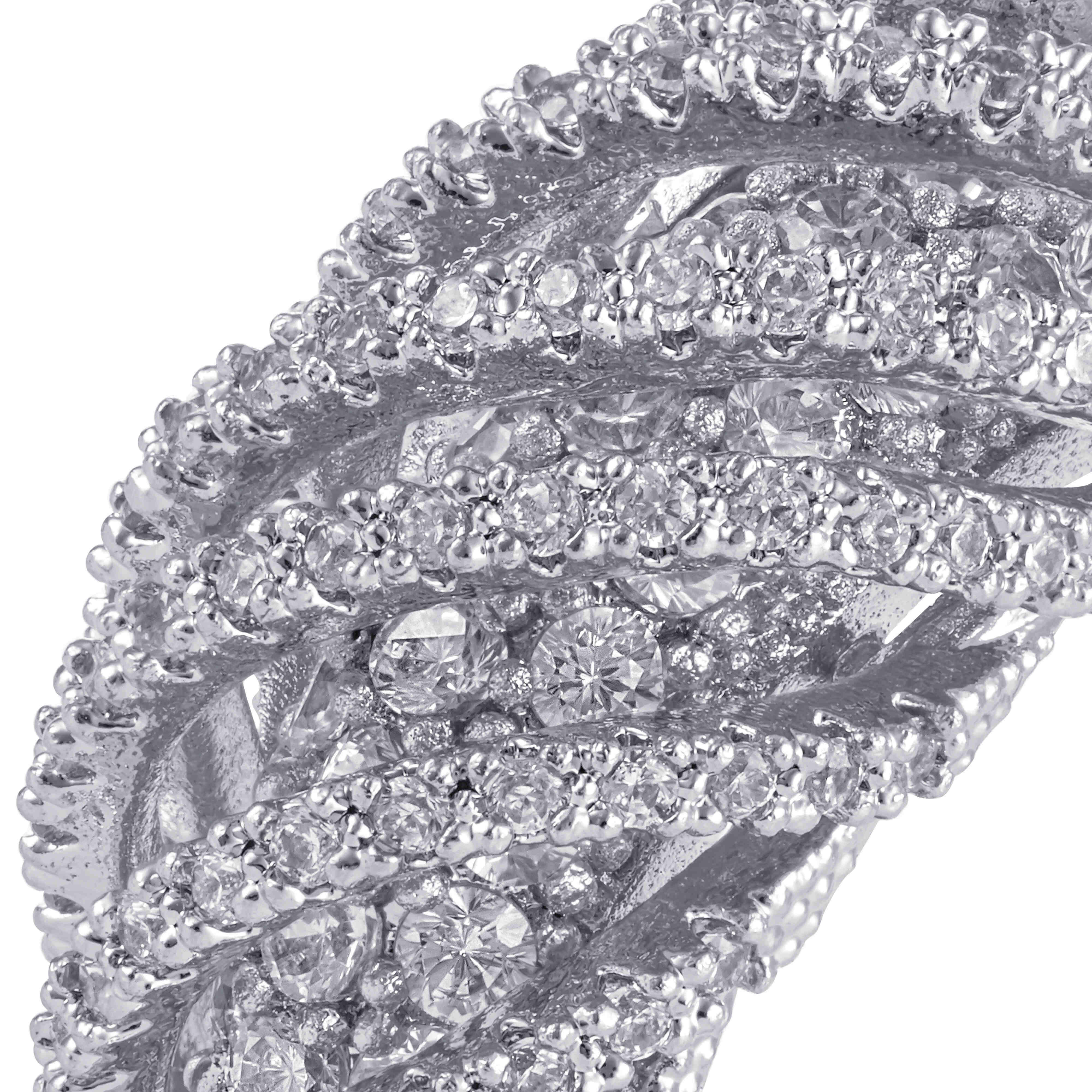 خاتم فضي مرصع image 1