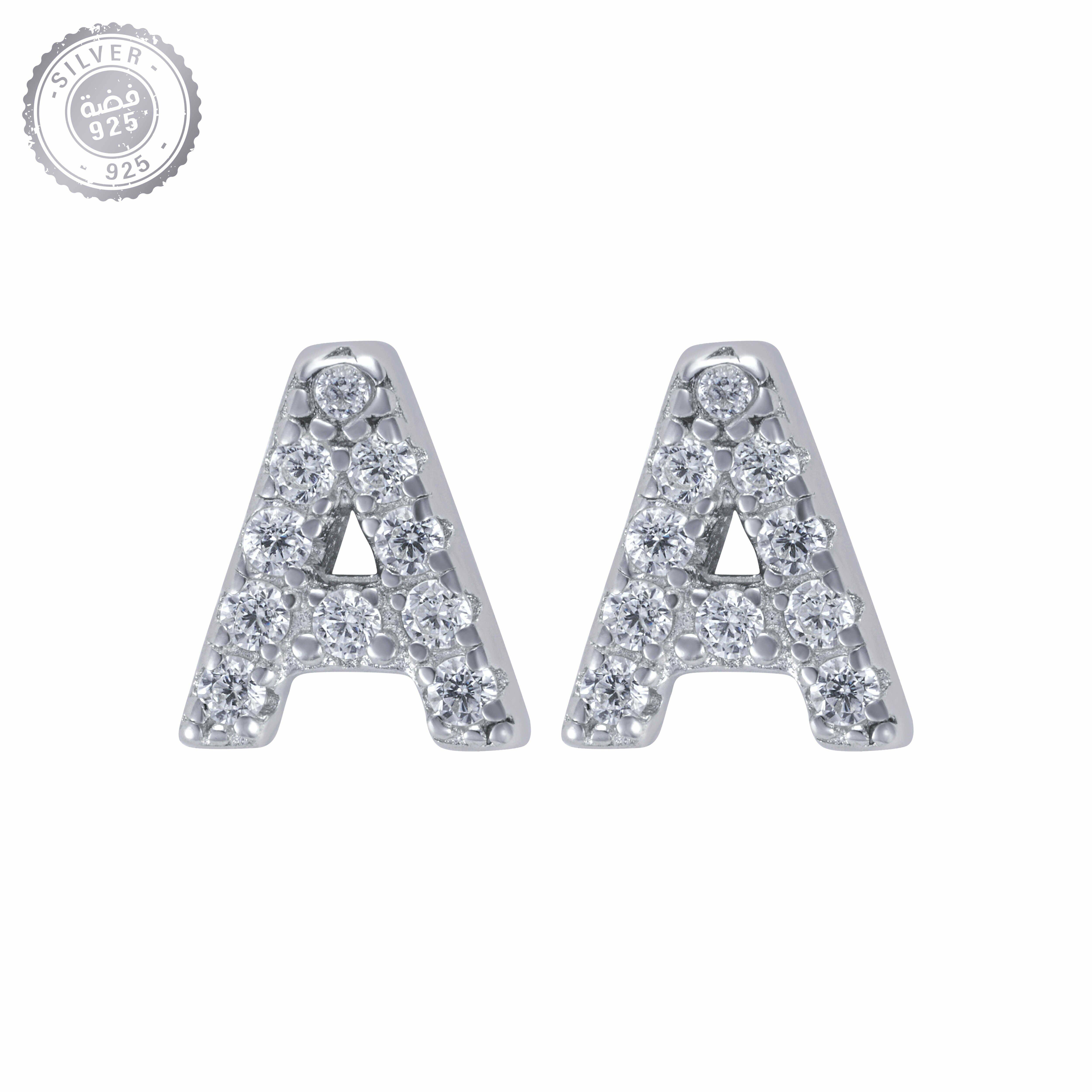 Earrings - Silver White - A image 0