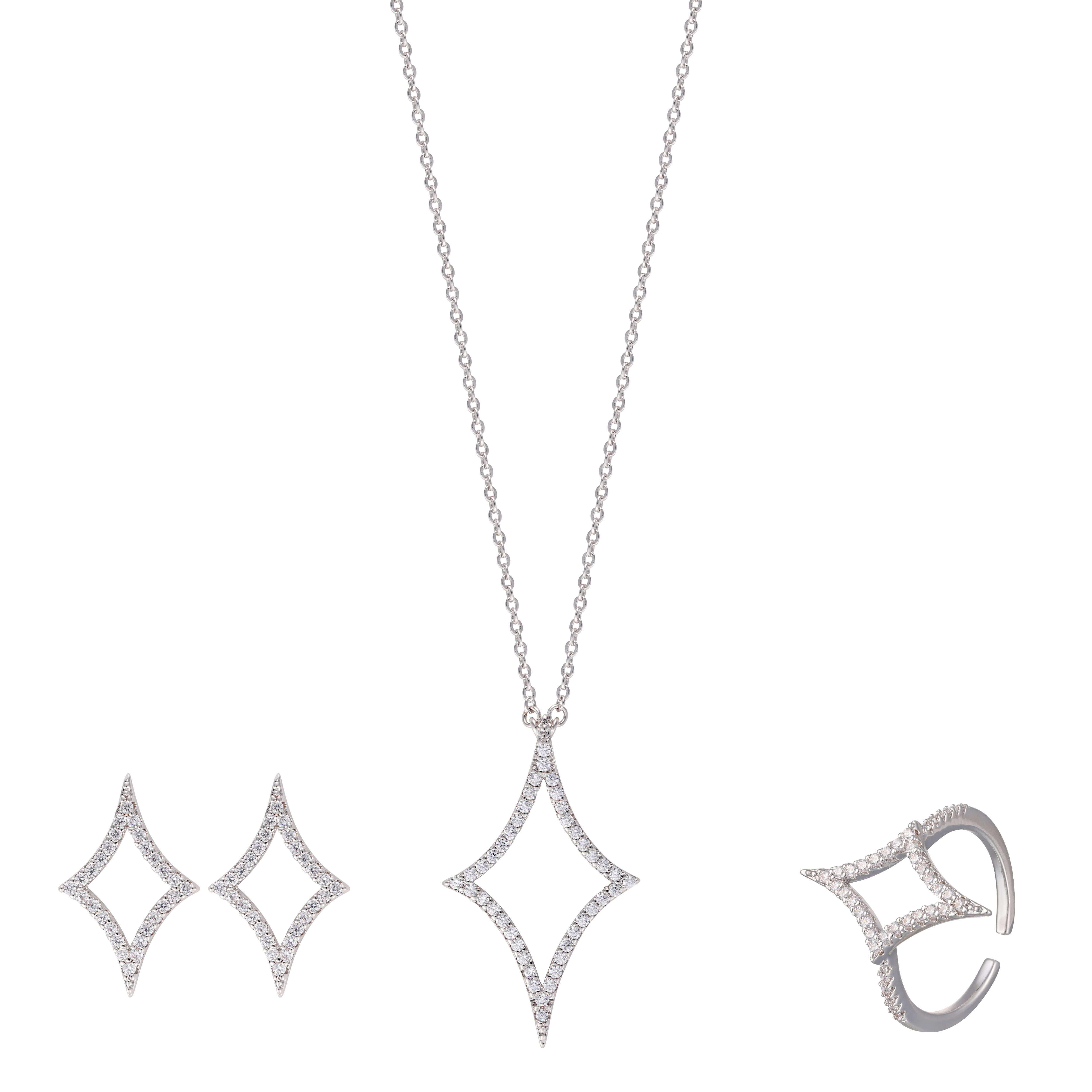 طقم أ - فضي ابيض - 0 image 0