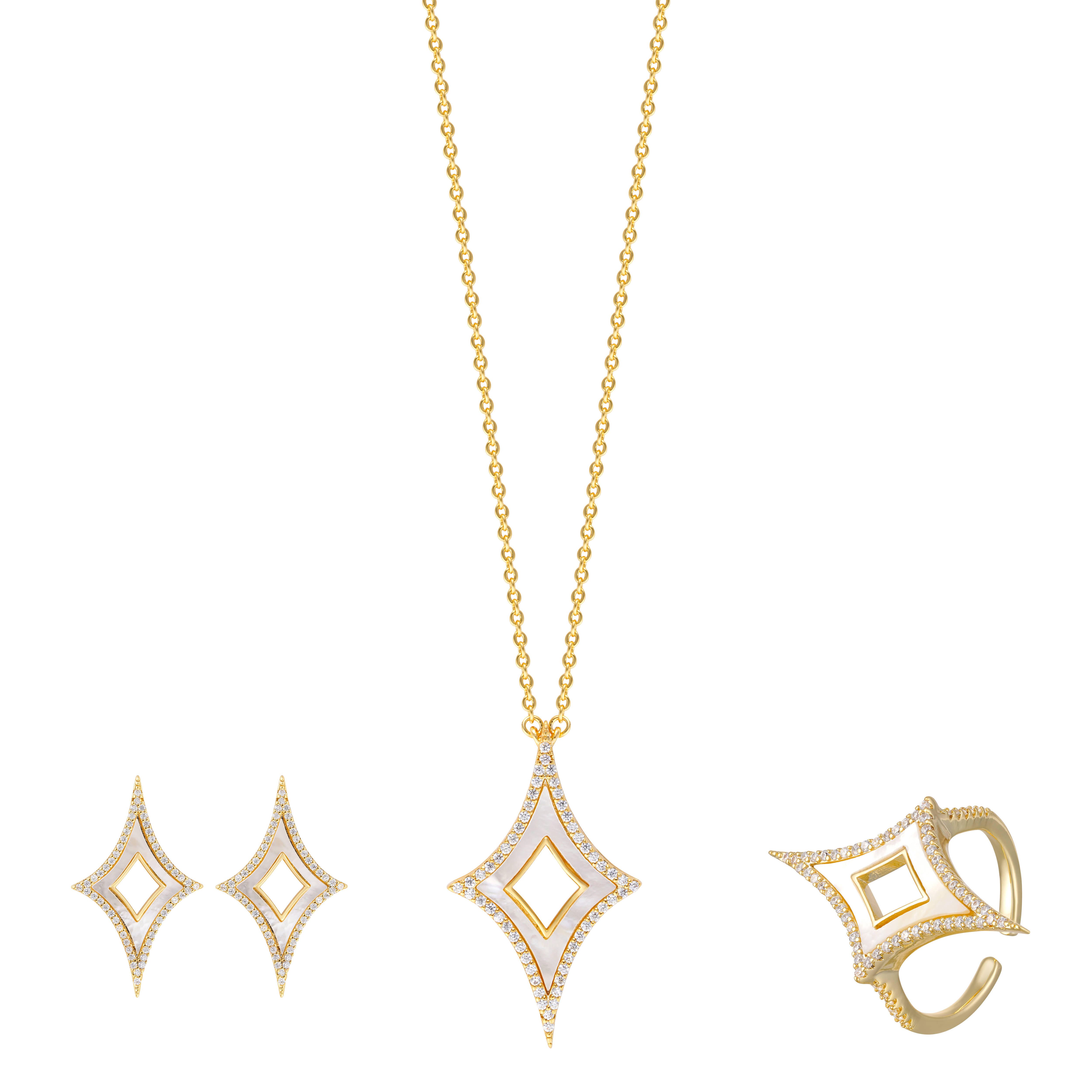 طقم أ - اوف وايت ذهبي - 0 image 0