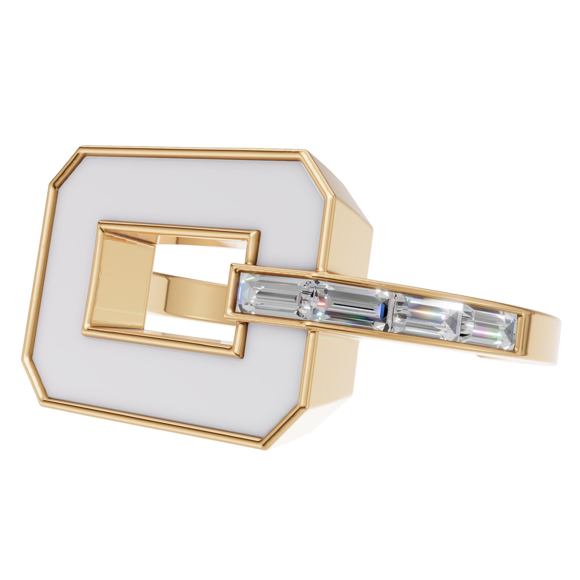 خاتم - اوف وايت ذهبي - 0 image 3