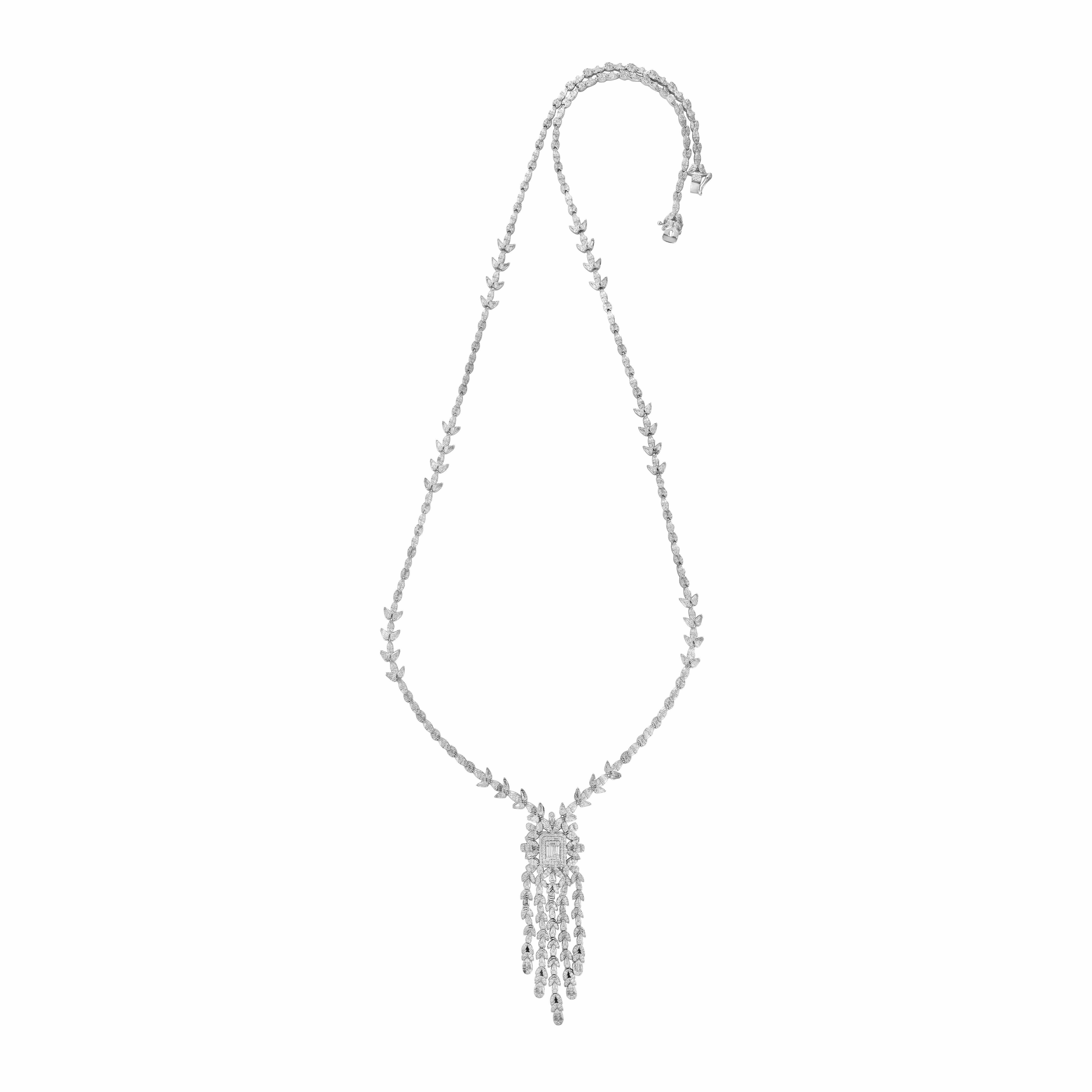 925K Silver Long Necklace image 0