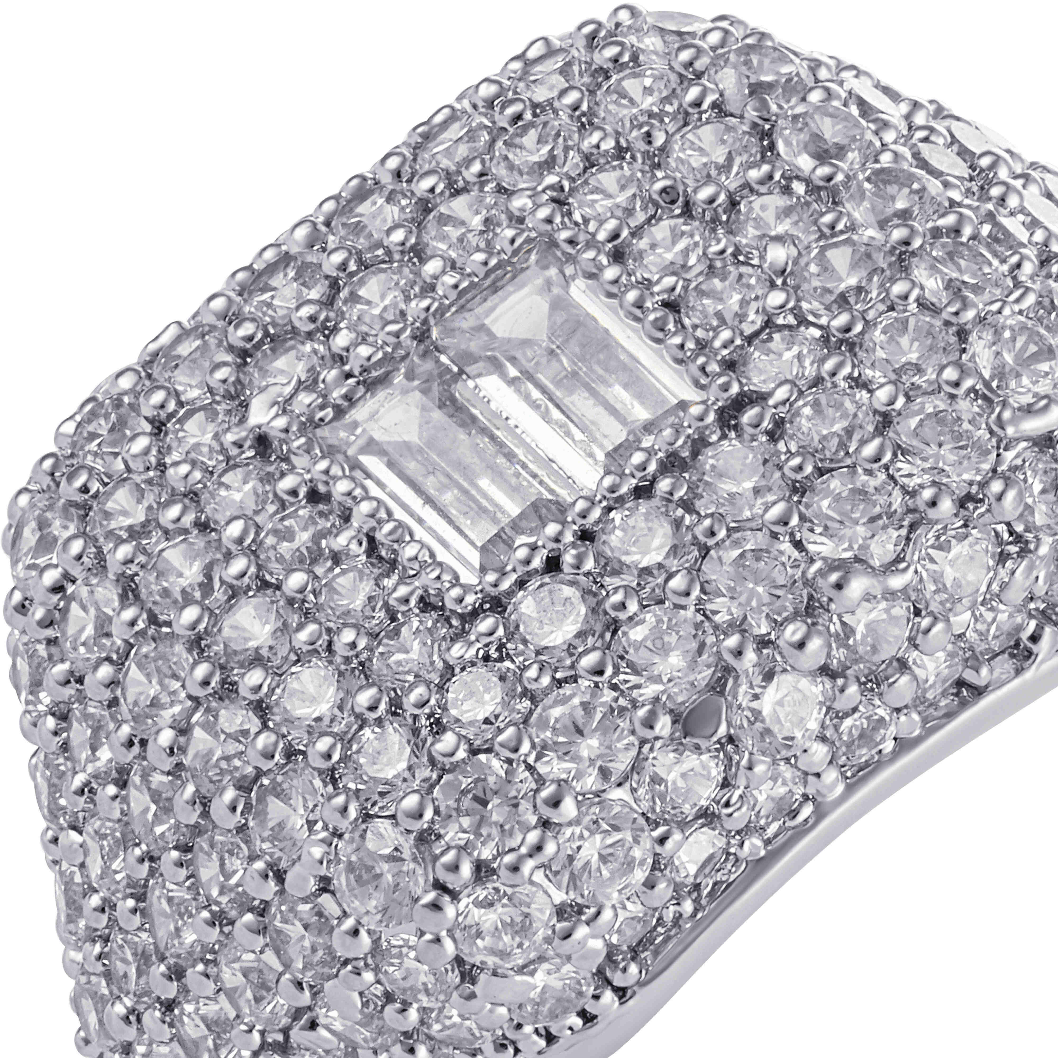 خاتم زركون فضي image 1