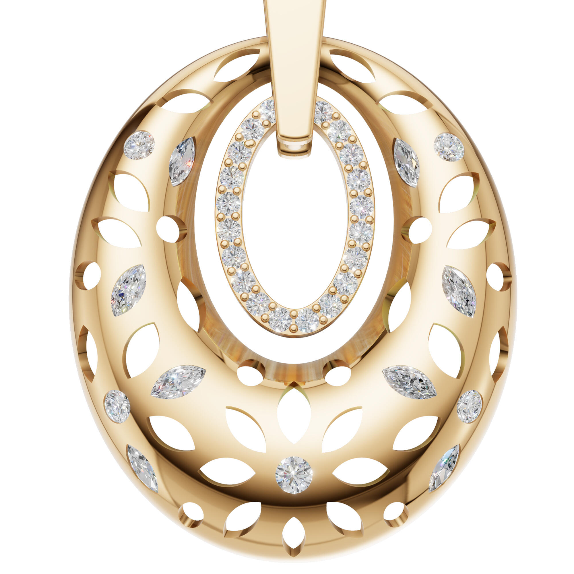 سلسال ذهبي مزخرف image 3