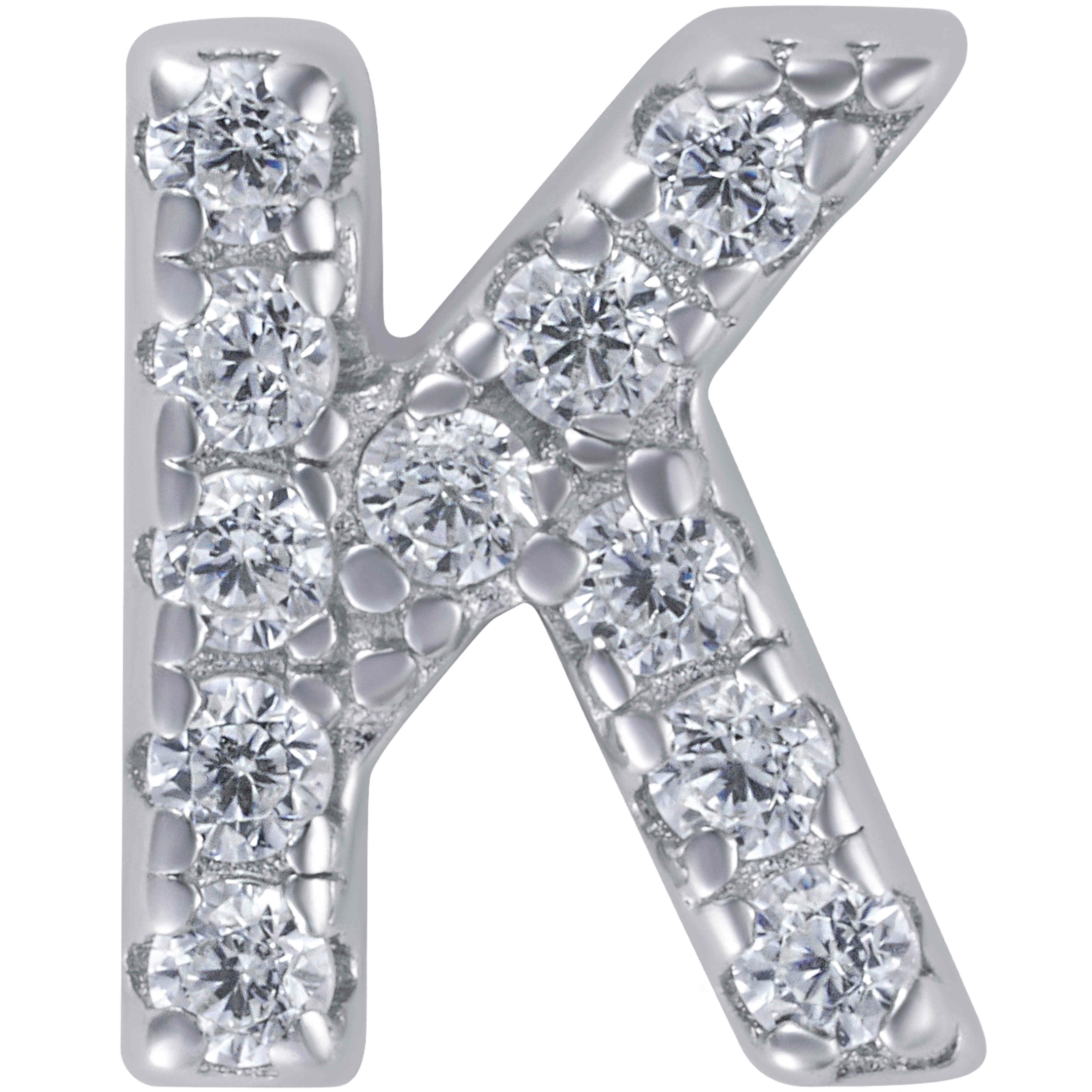 حلق - فضي ابيض - K image 1