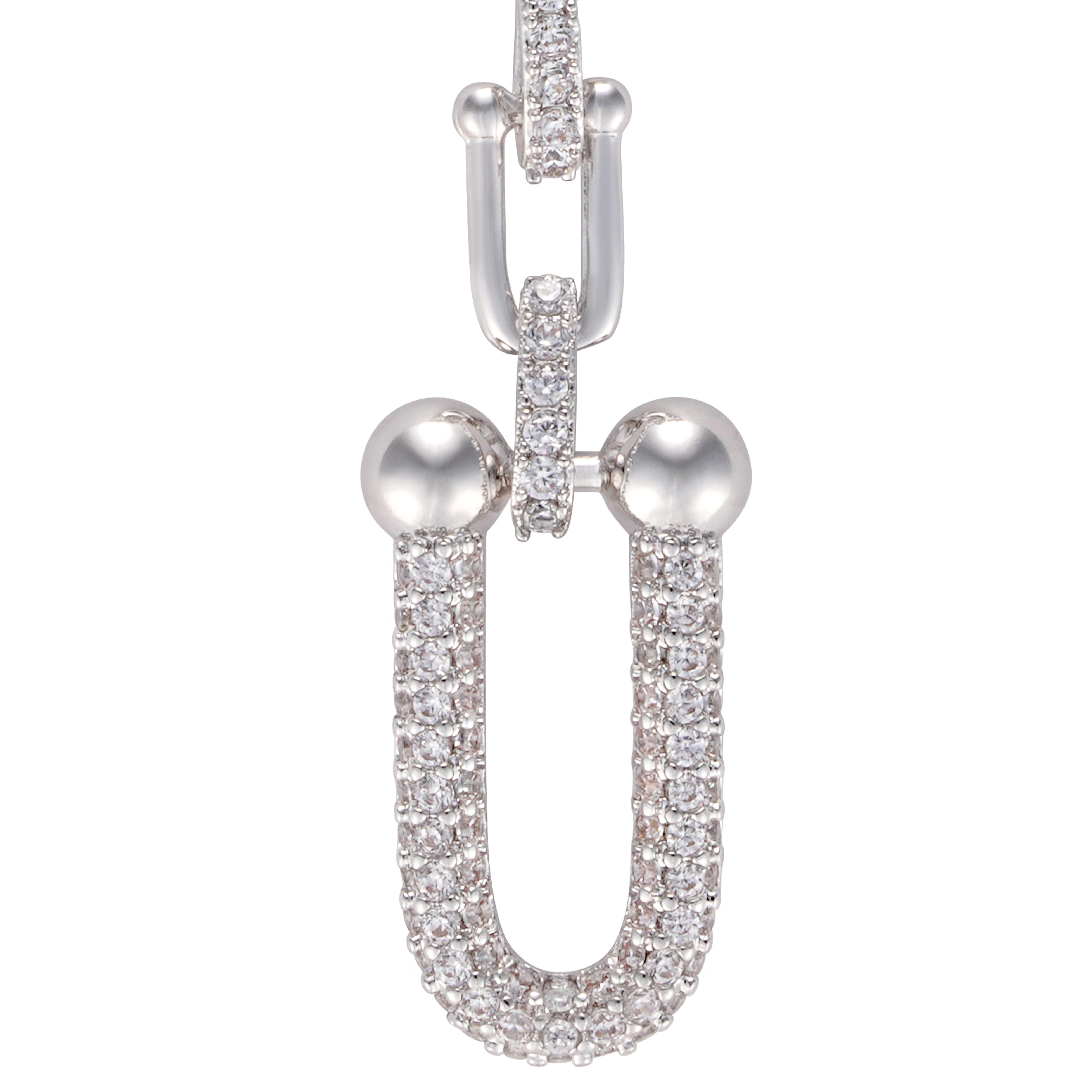 عقد - فضي ابيض - 0 image 2