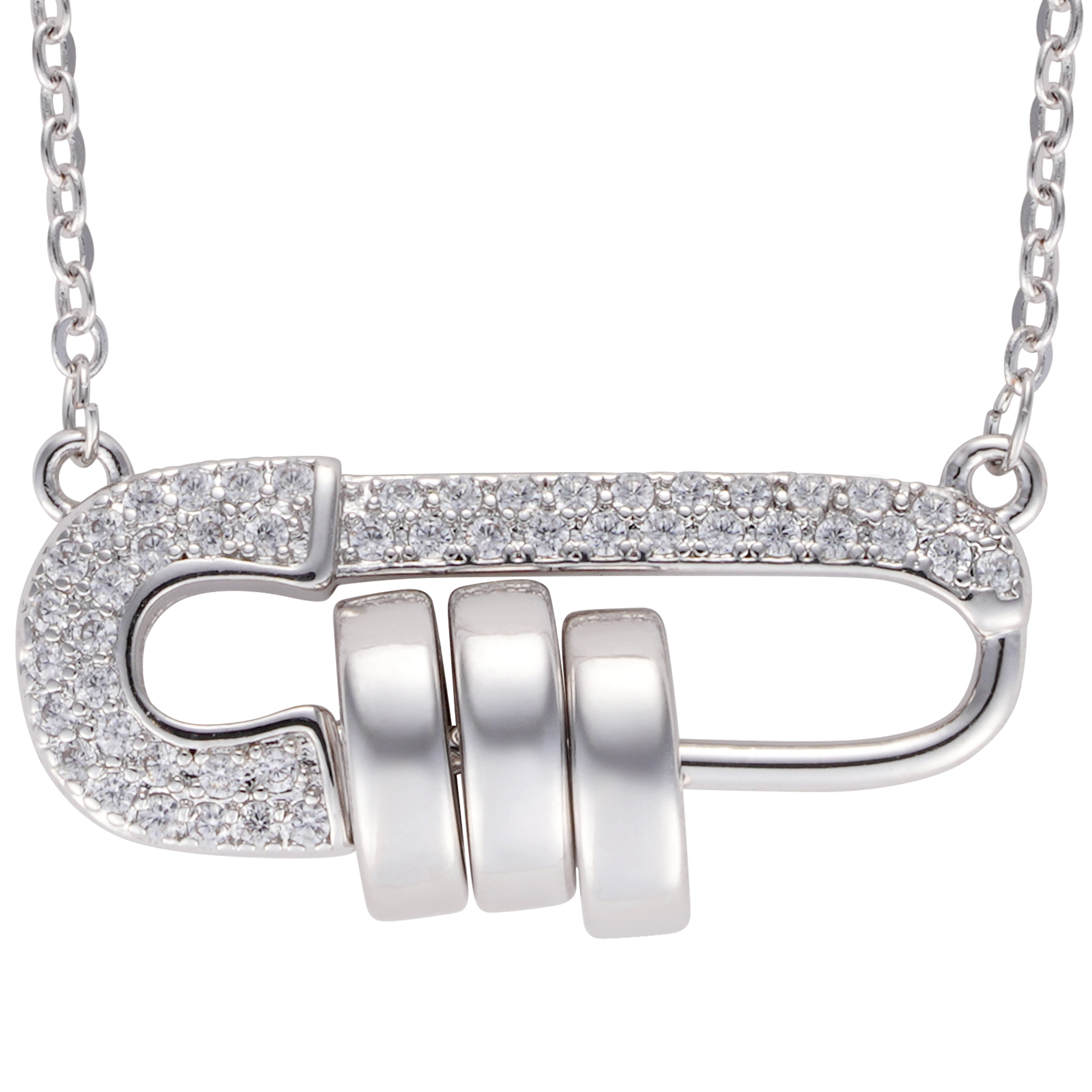 عقد - فضي ابيض - 0 image 1